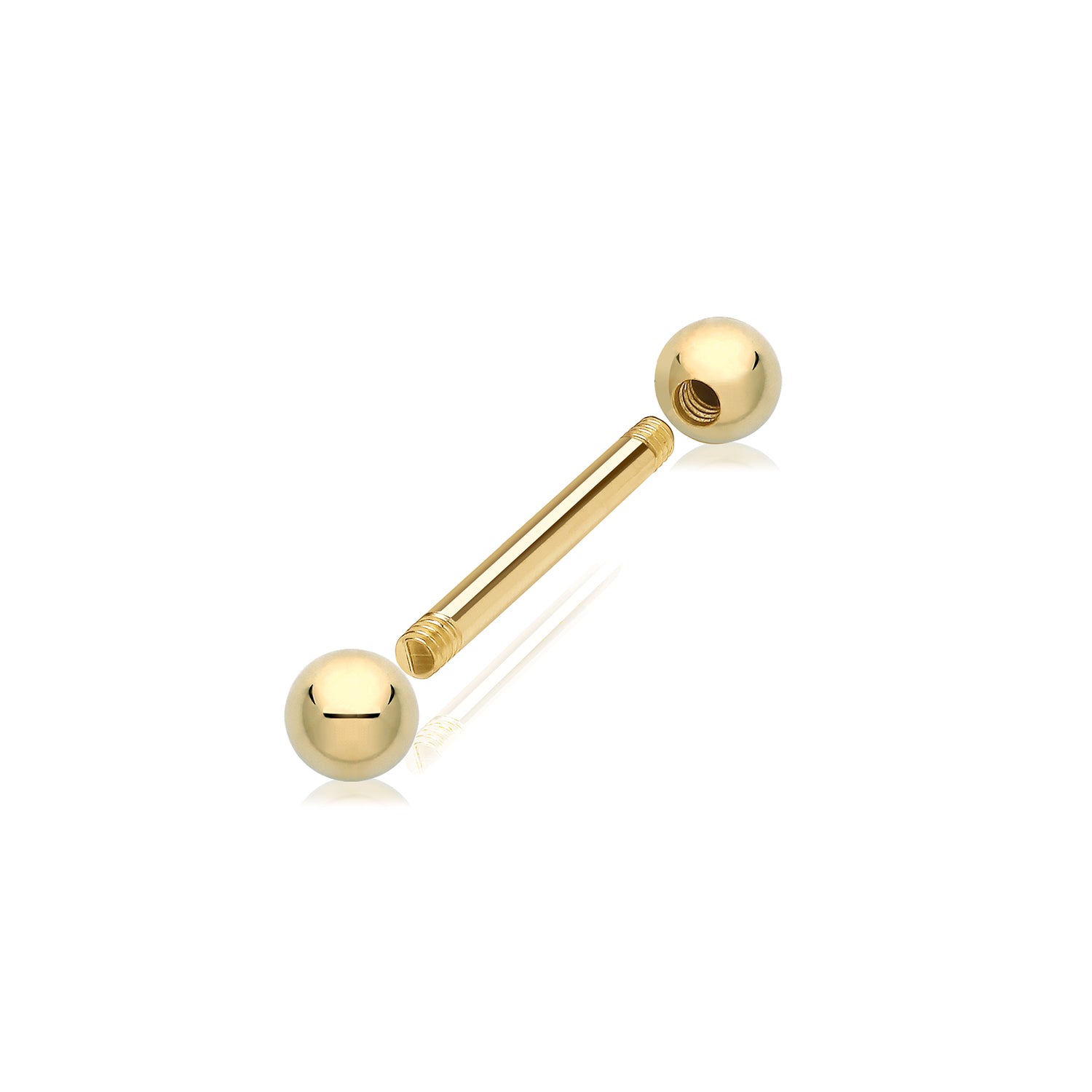 9CT GOLD BAR PIERCING