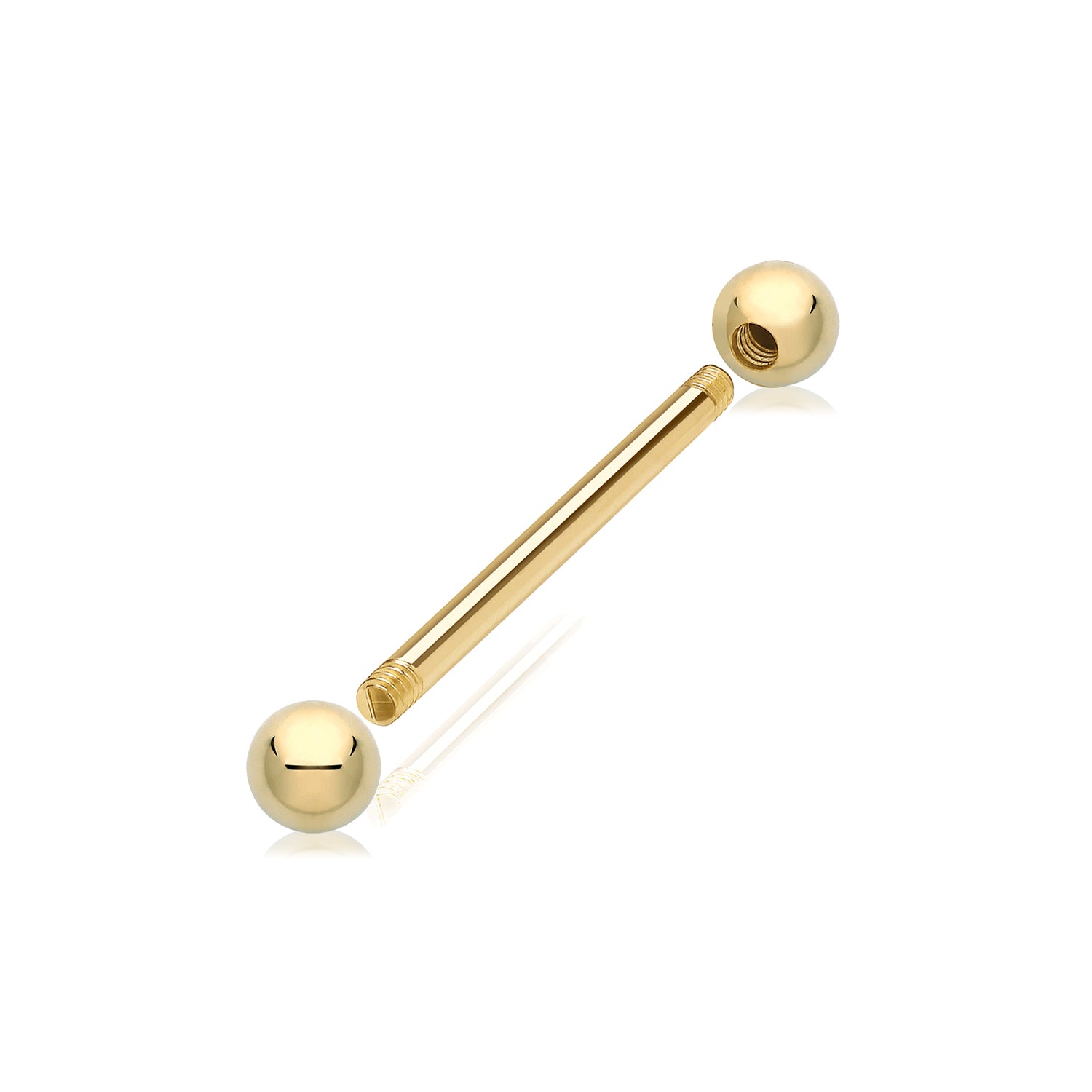 9CT GOLD BAR PIERCING