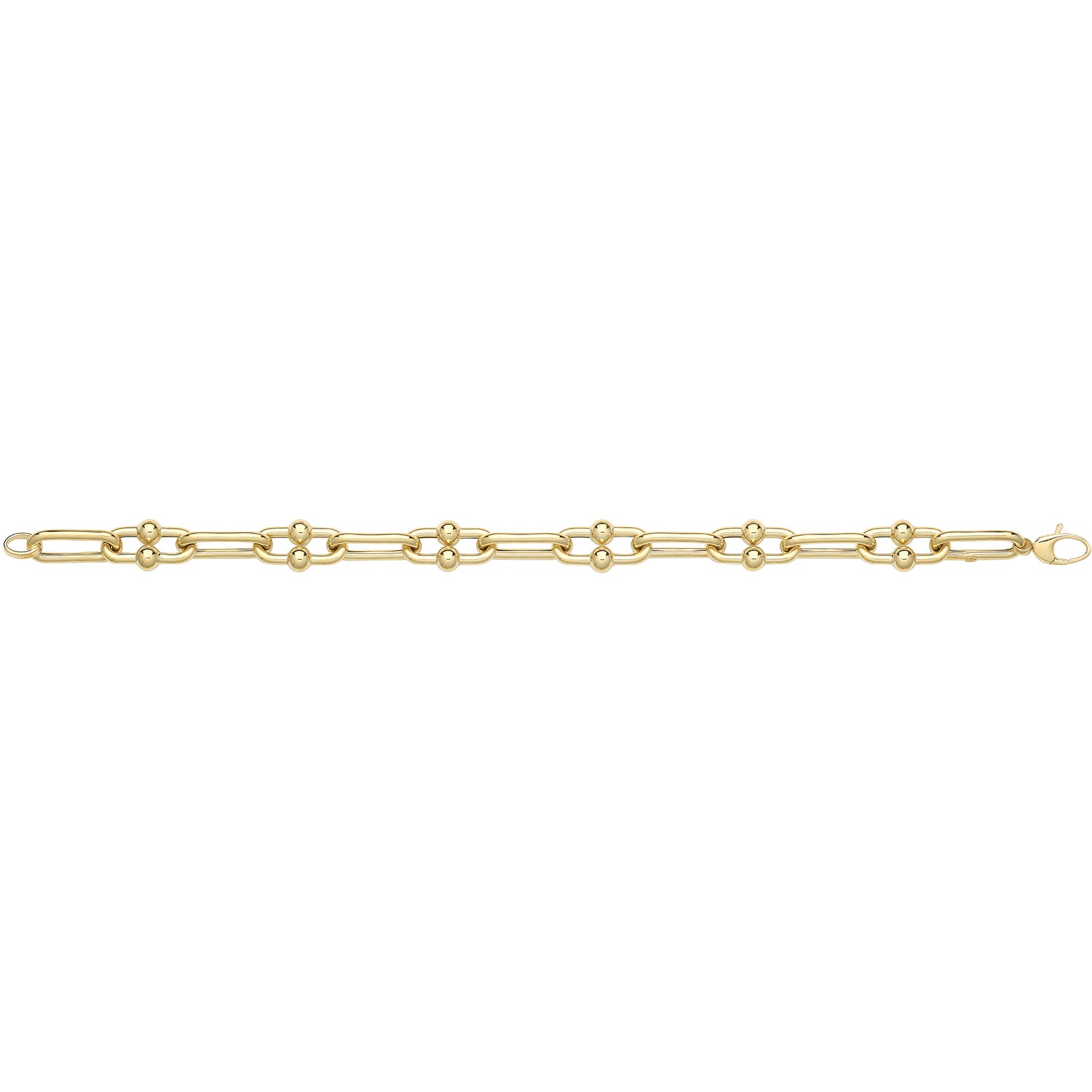 9CT GOLD HOLLOW BRACELET