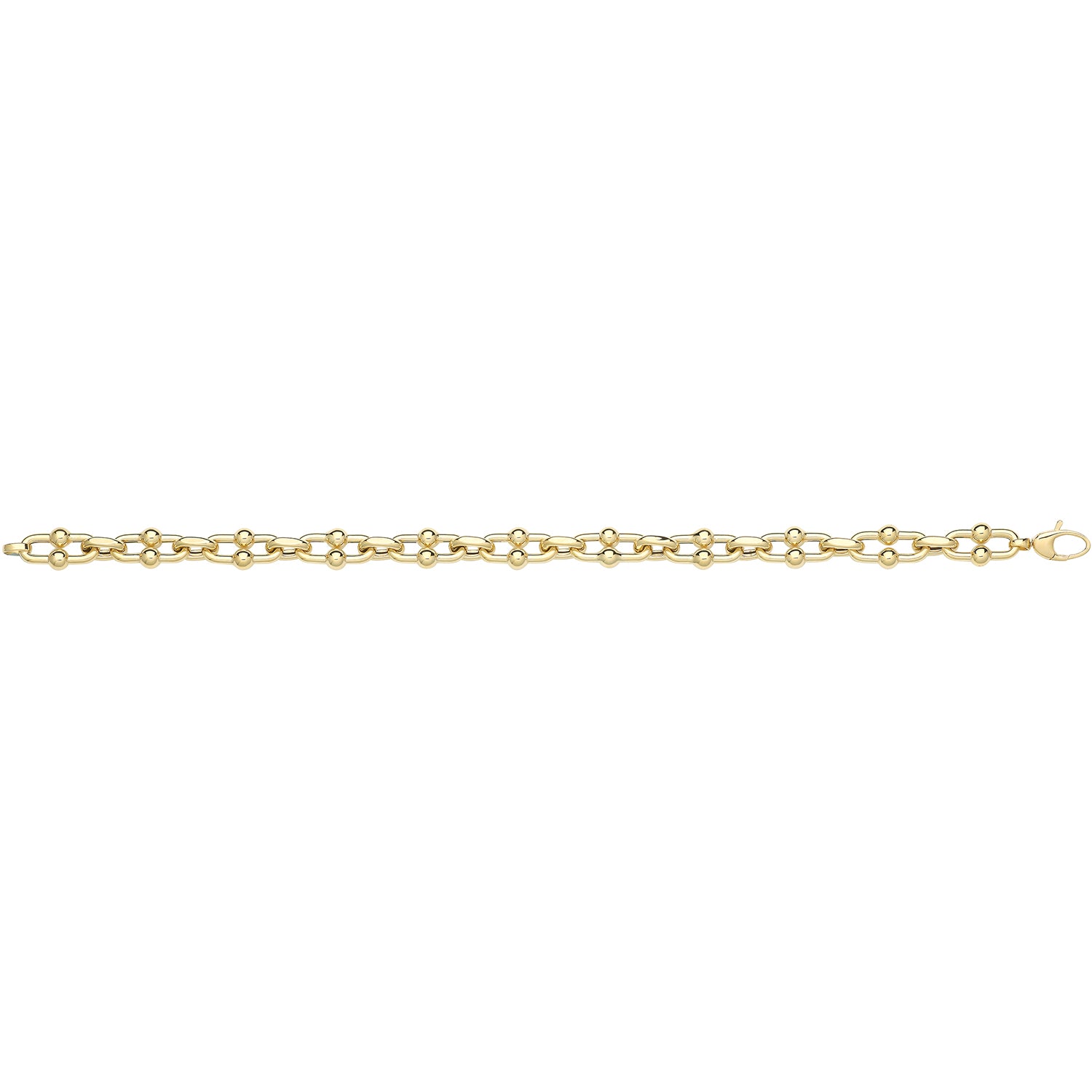 9CT GOLD HOLLOW BRACELET