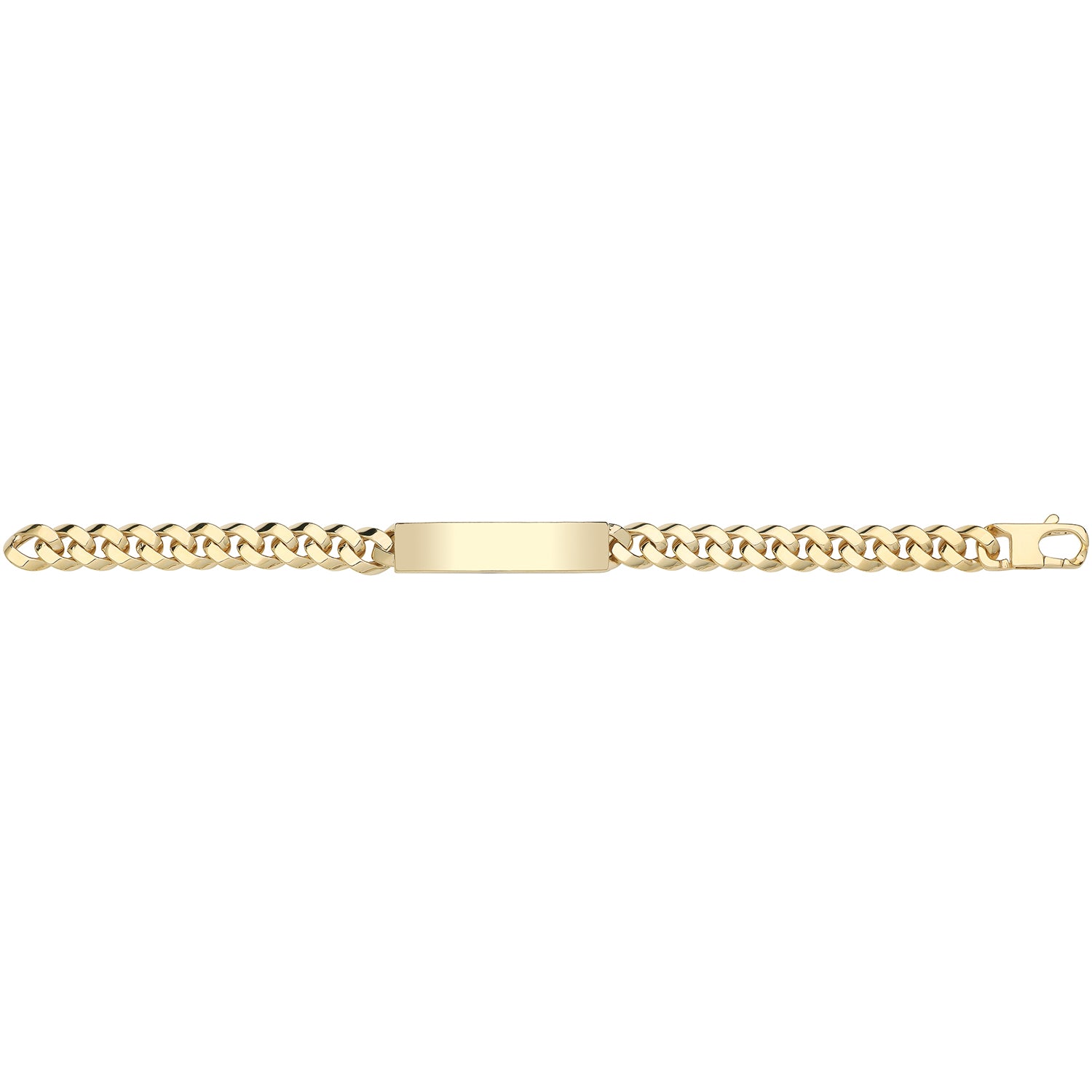 9CT GOLD HOLLOW ID BRACELET