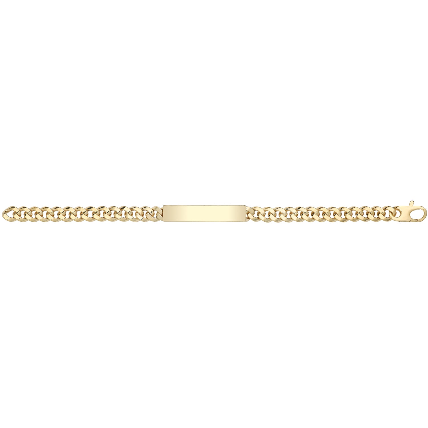 9CT GOLD HOLLOW ID BRACELET