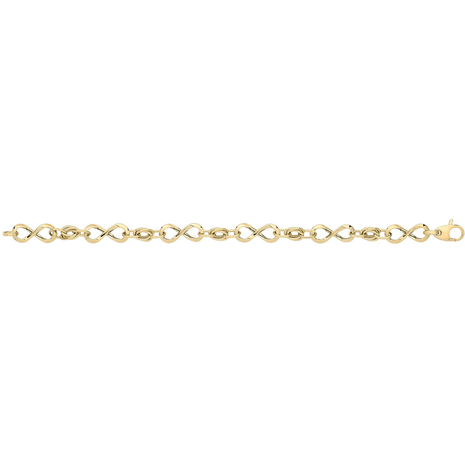 9CT GOLD HOLLOW BRACELET