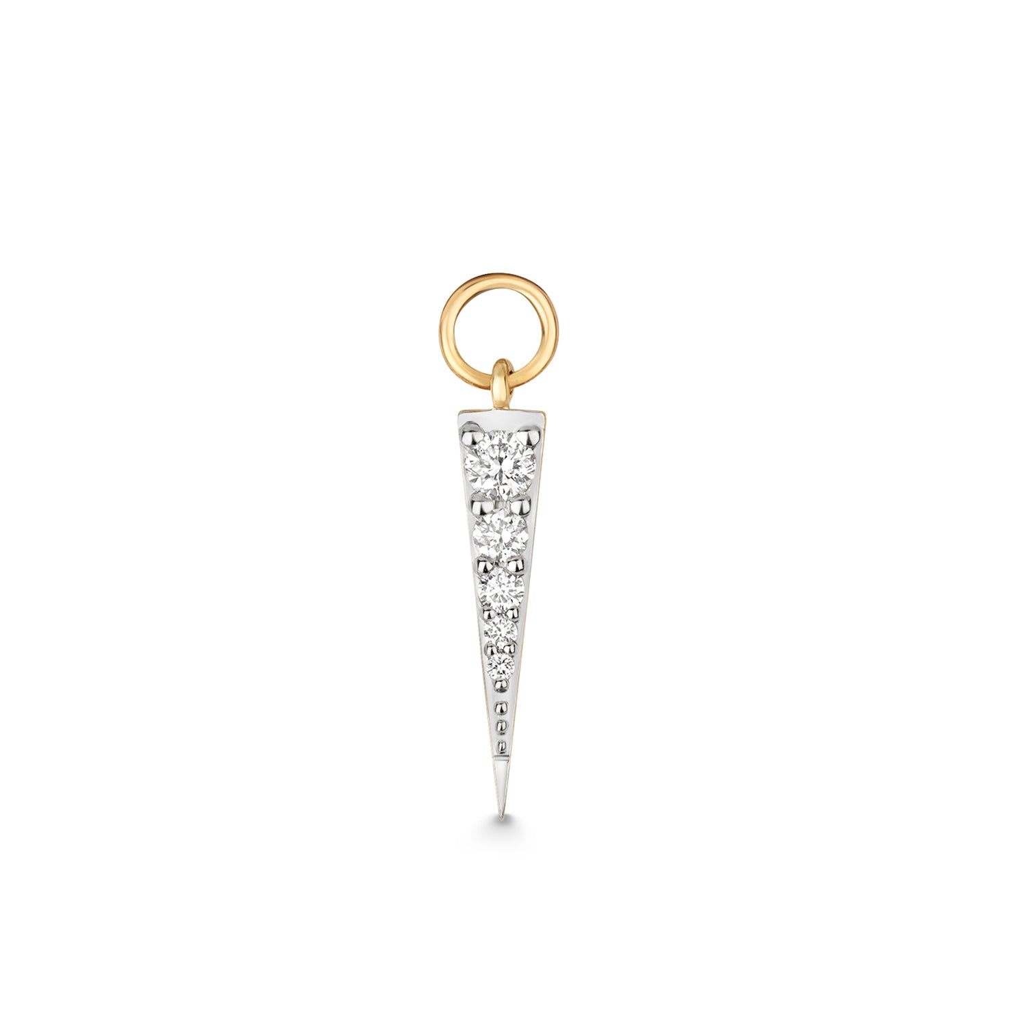 DIAMOND SPIKE EARRING CHARM IN 9CT GOLD