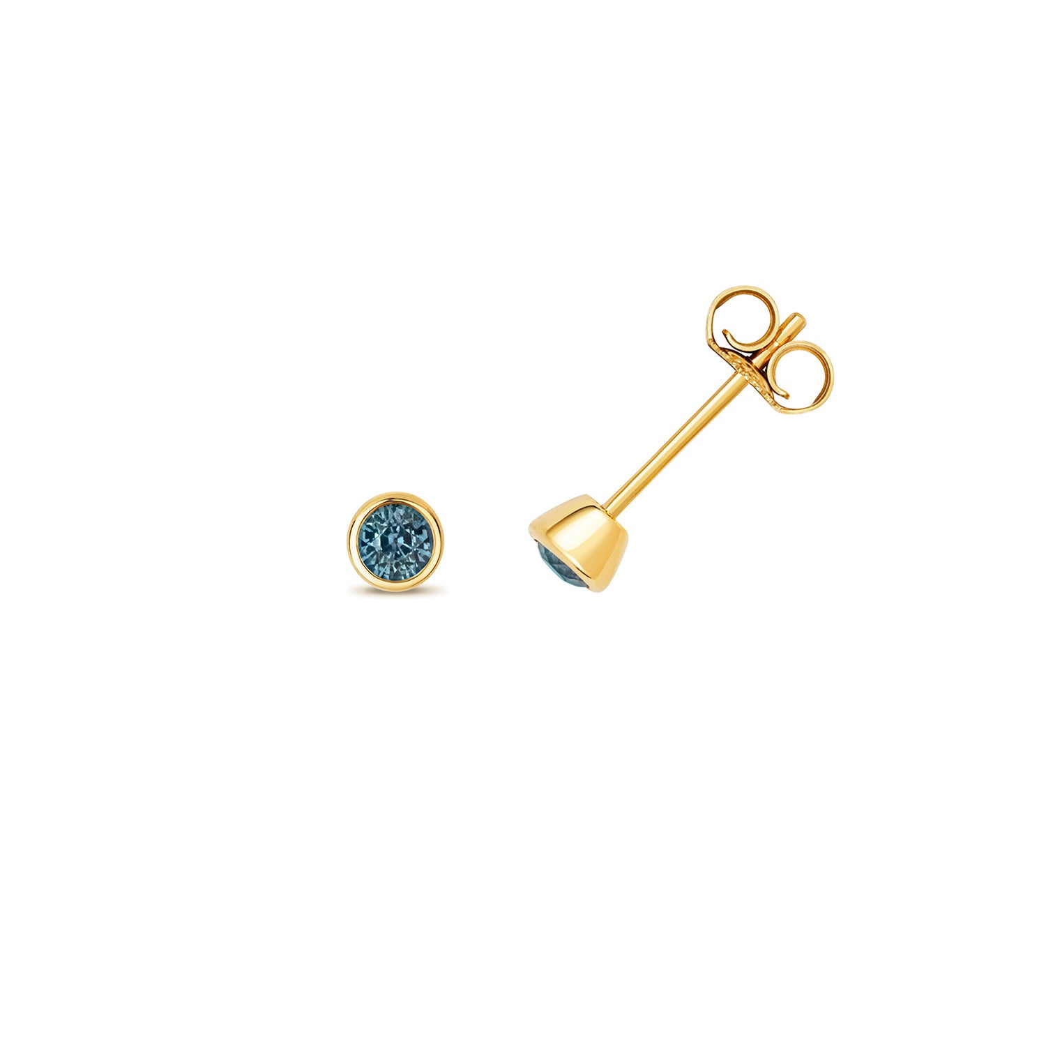 ALEXANDRITE RUBOVER STUDS IN 9CT GOLD