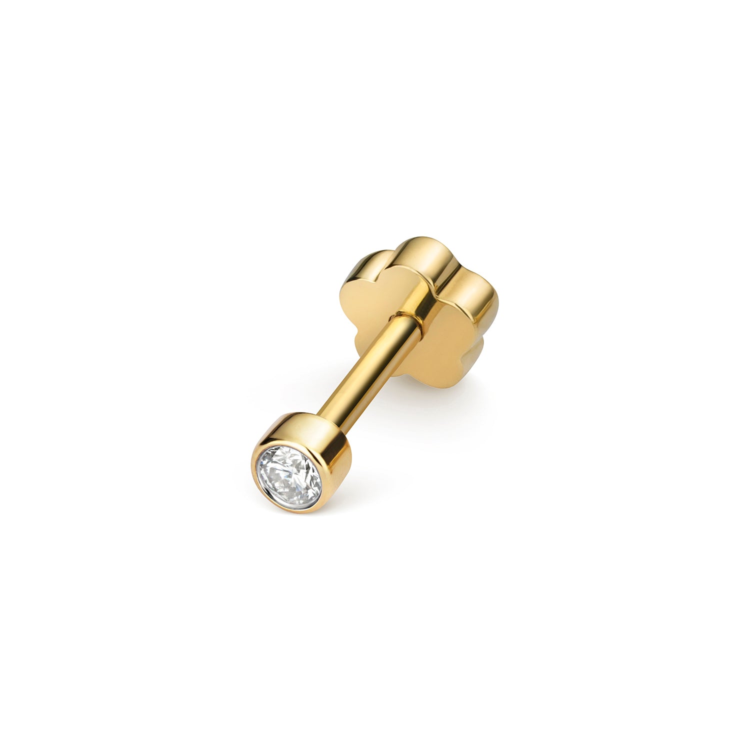 DIAMOND CARTILAGE RUBOVER STUD IN 9CT GOLD