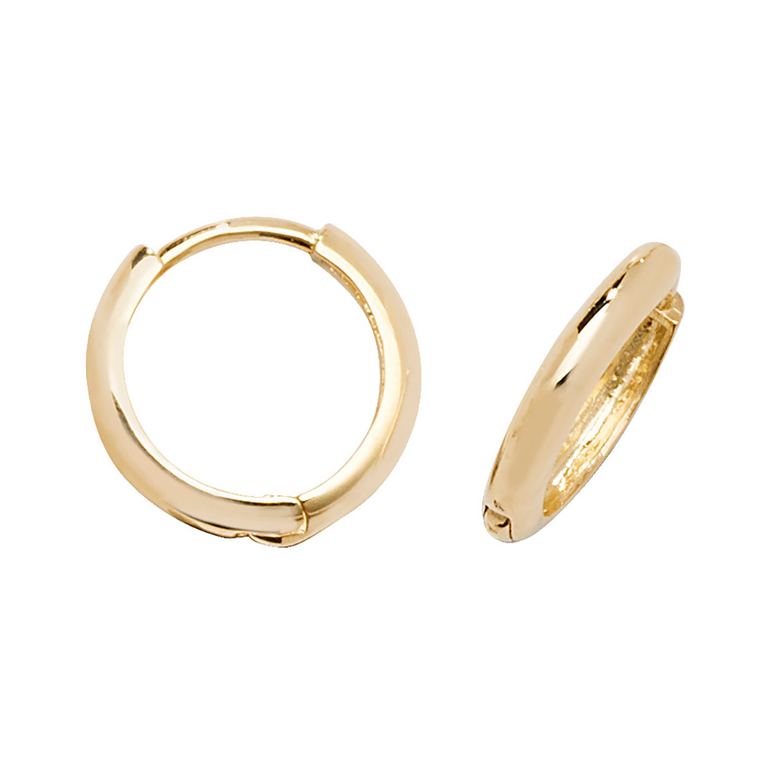 9CT YEL GOLD HINGED EARRINGS