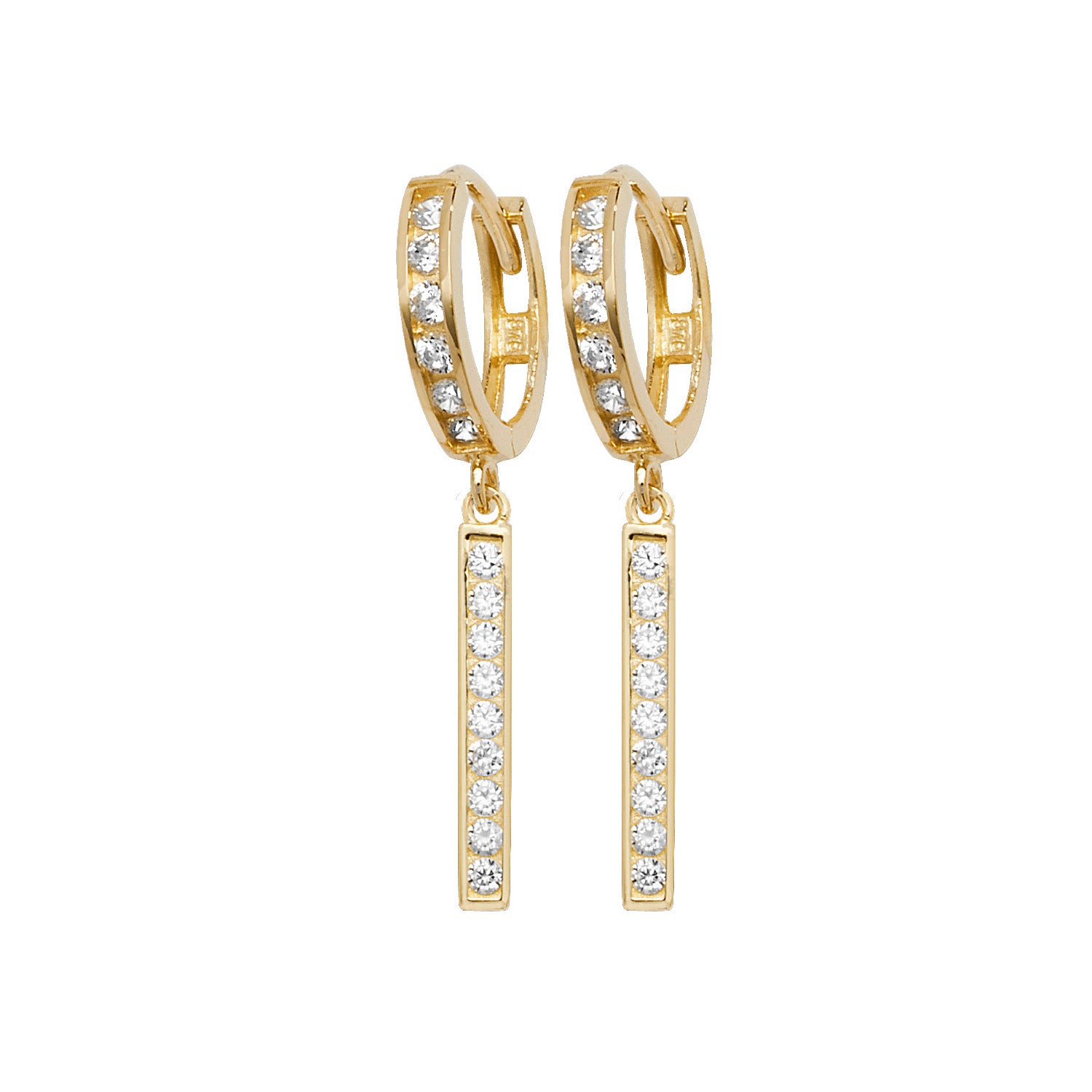 9CT YEL GOLD EARRINGS