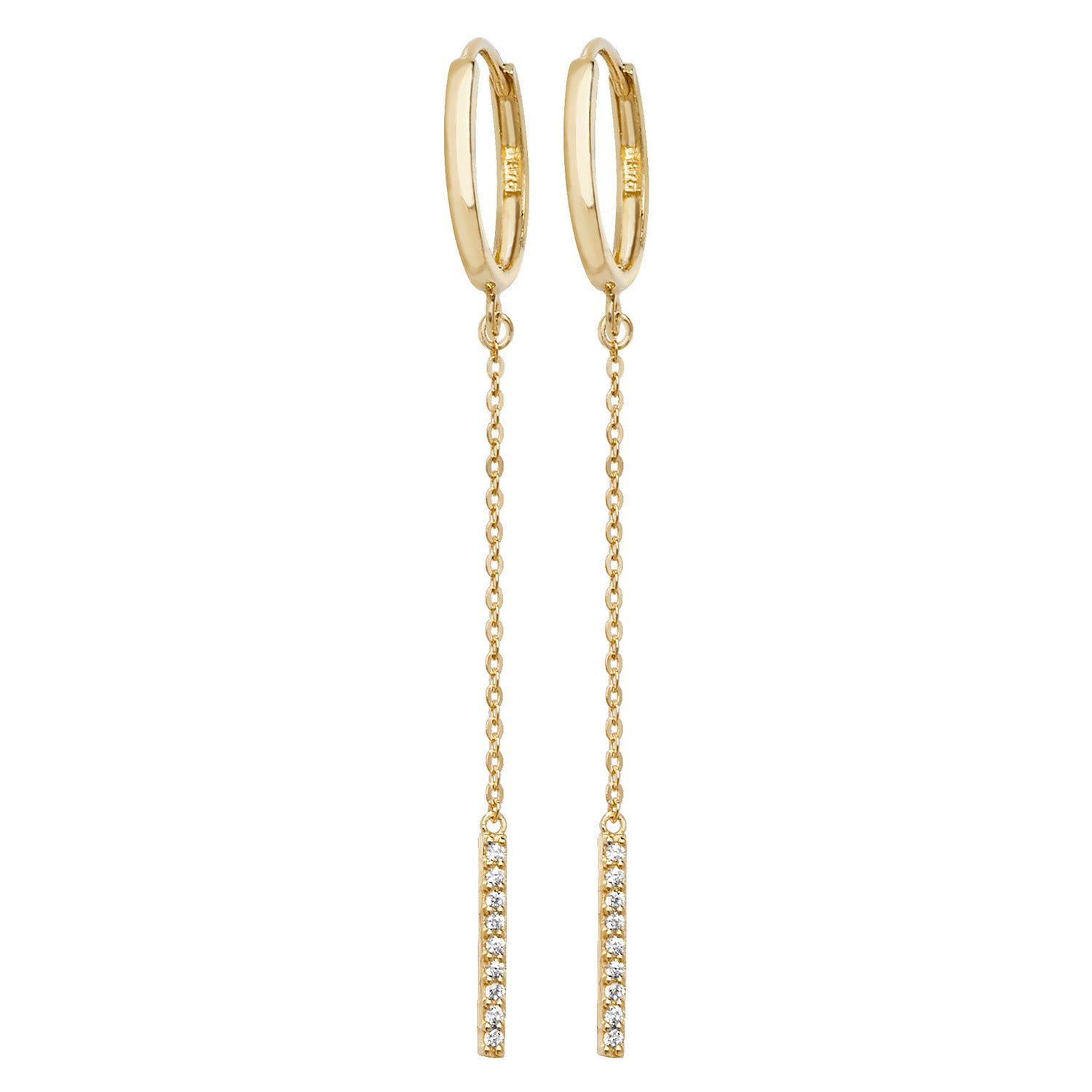 9CT YEL GOLD EARRINGS