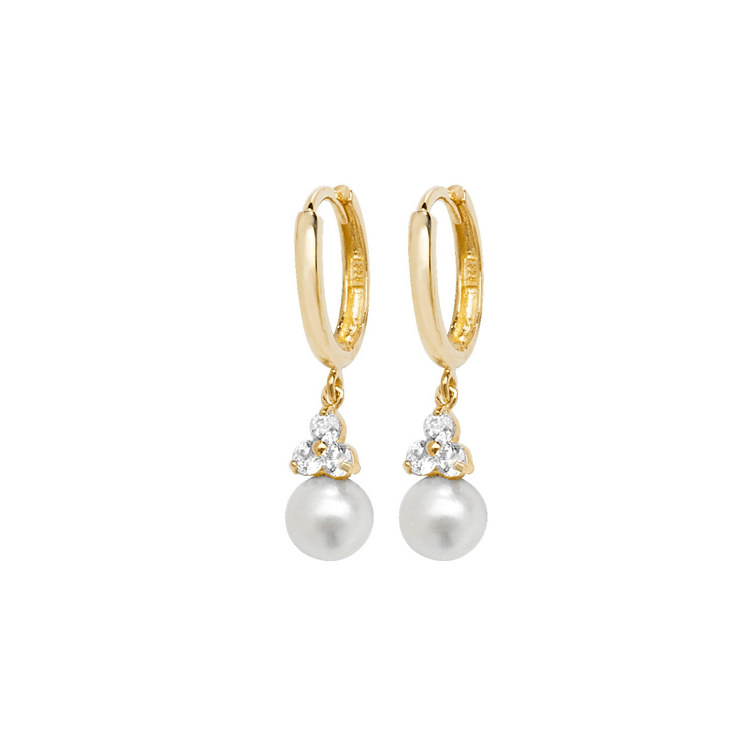 9CT YEL GOLD DROP EARRINGS