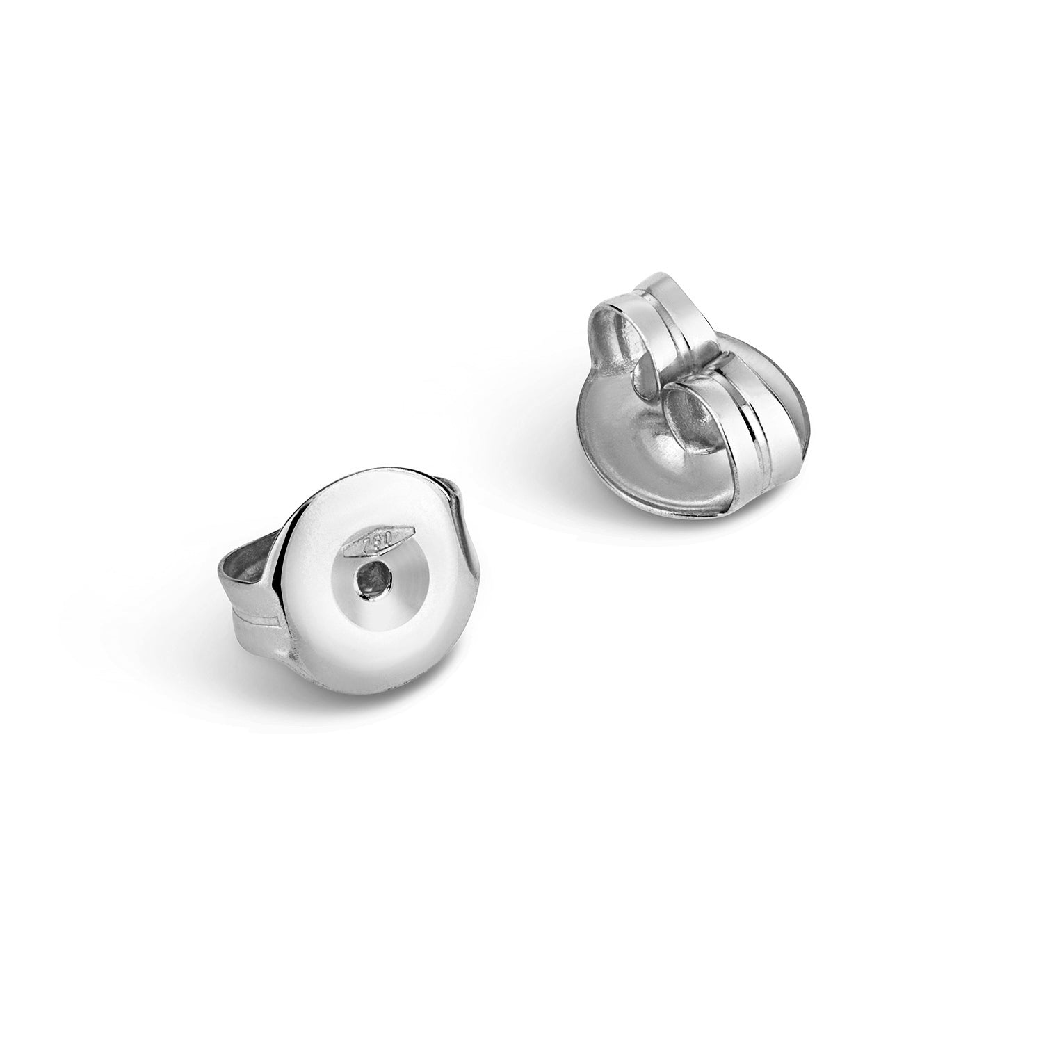 9CT WHITE GOLD 7MM SCROLLS