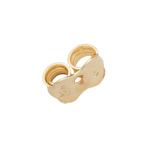 18CT GOLD 4MM SCROLLS