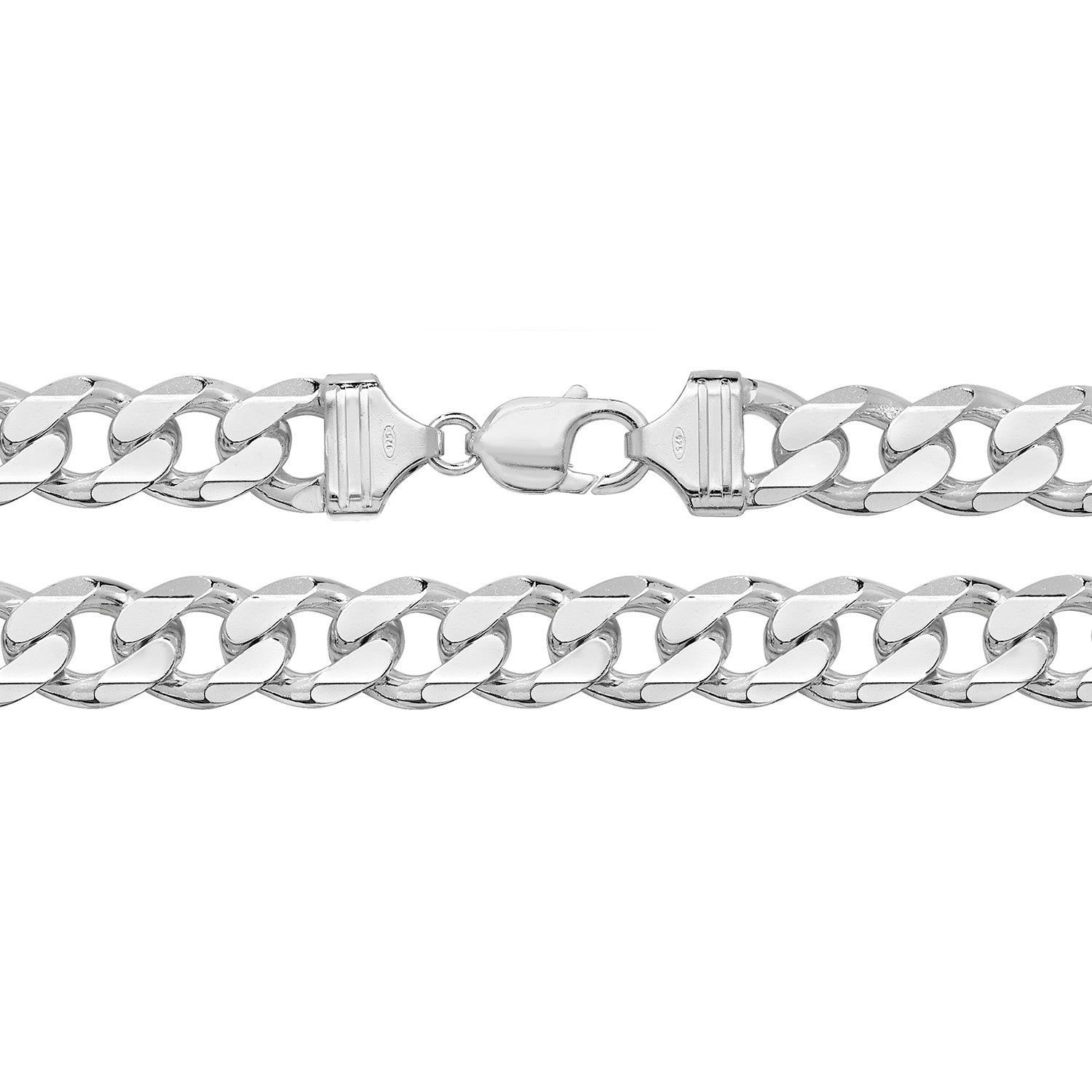 SILVER CURB CHAIN