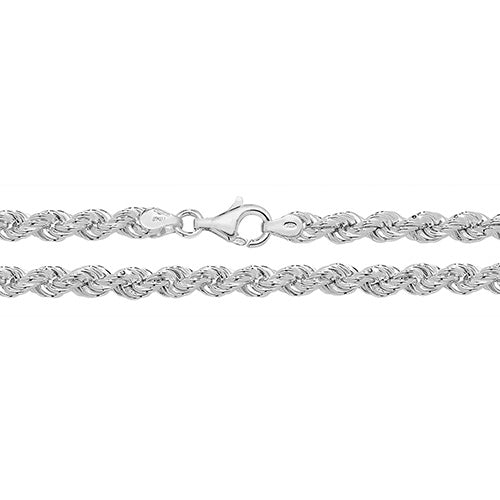 SILVER ROPE CHAIN