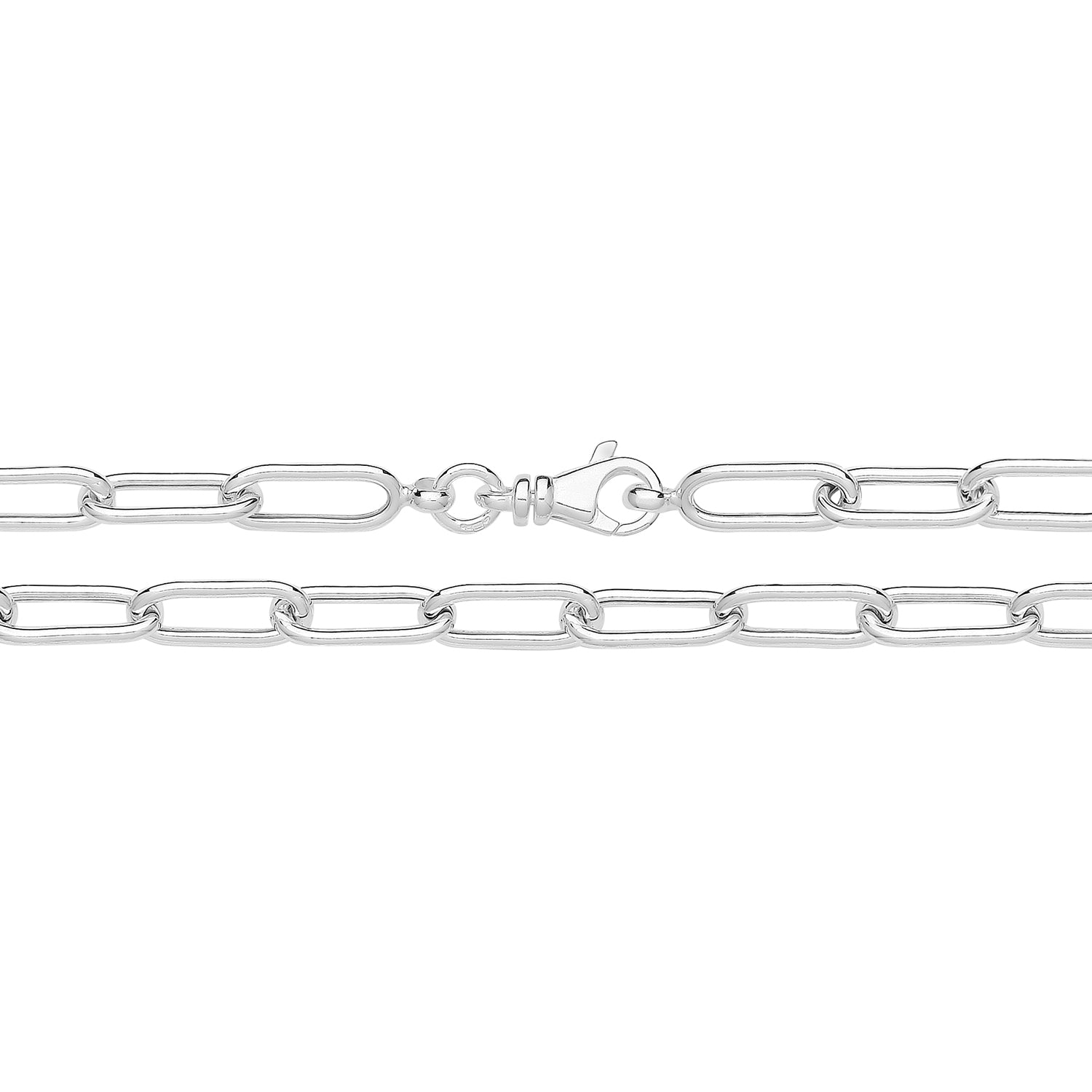 SILVER PAPER LINK CHAIN