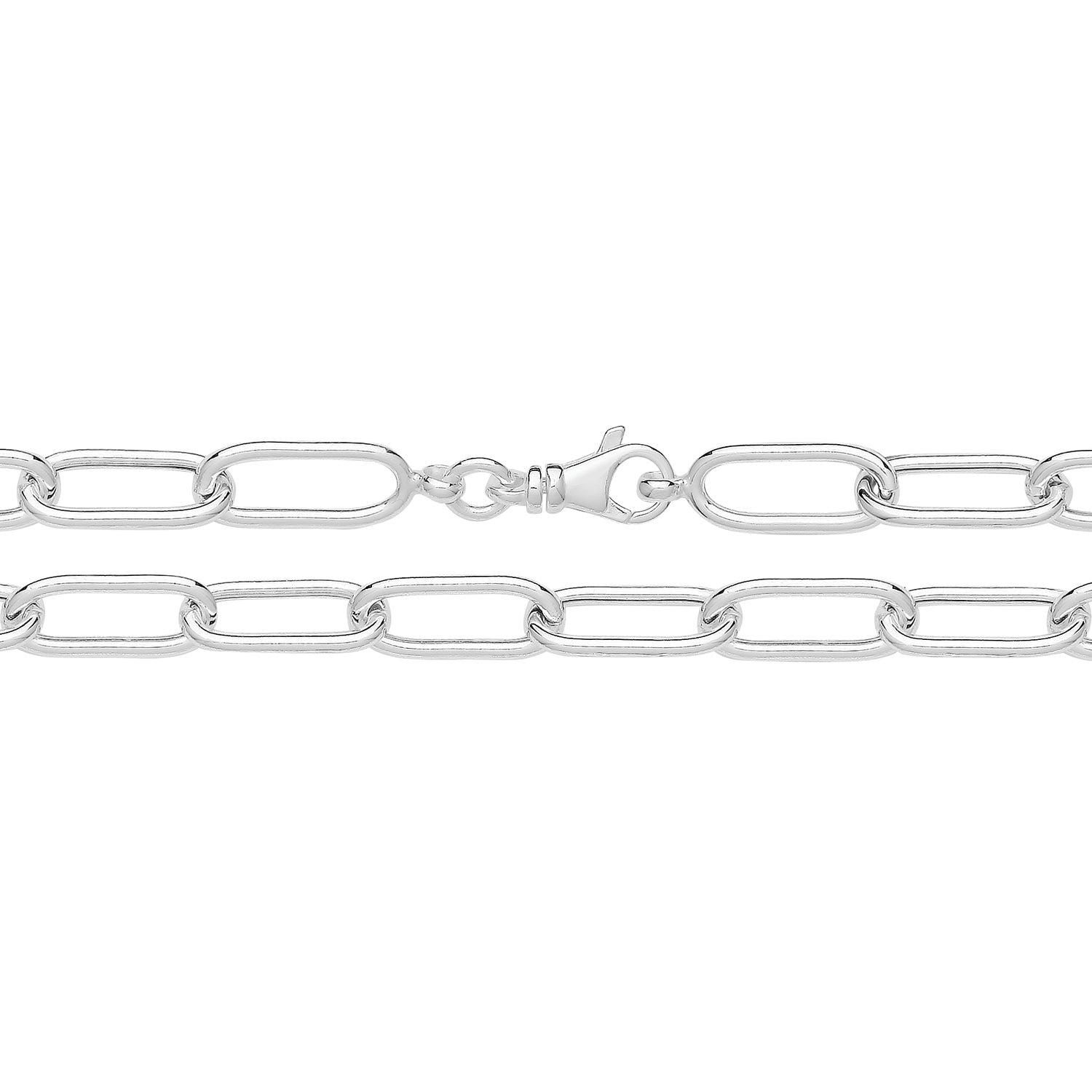 SILVER PAPER LINK CHAIN