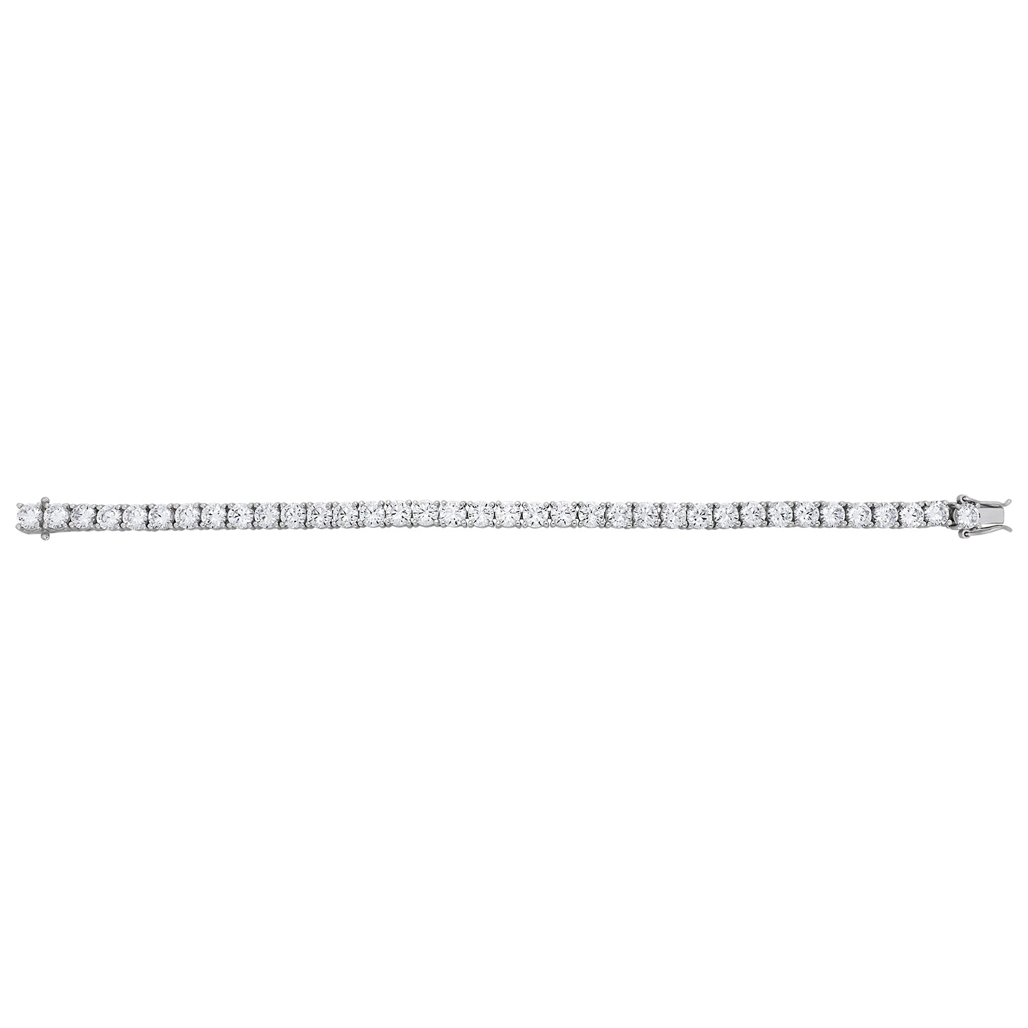 SILVER CZ TENNIS BRACELET