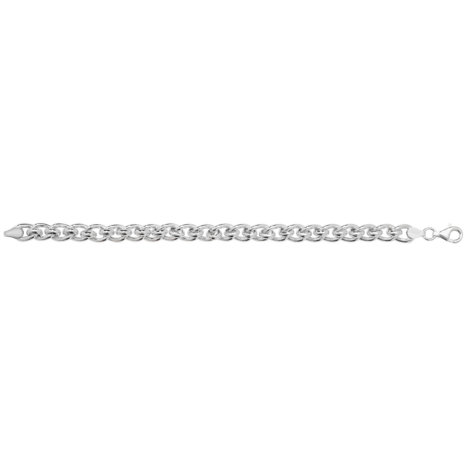 SILVER ROLLER BALL BRACELET