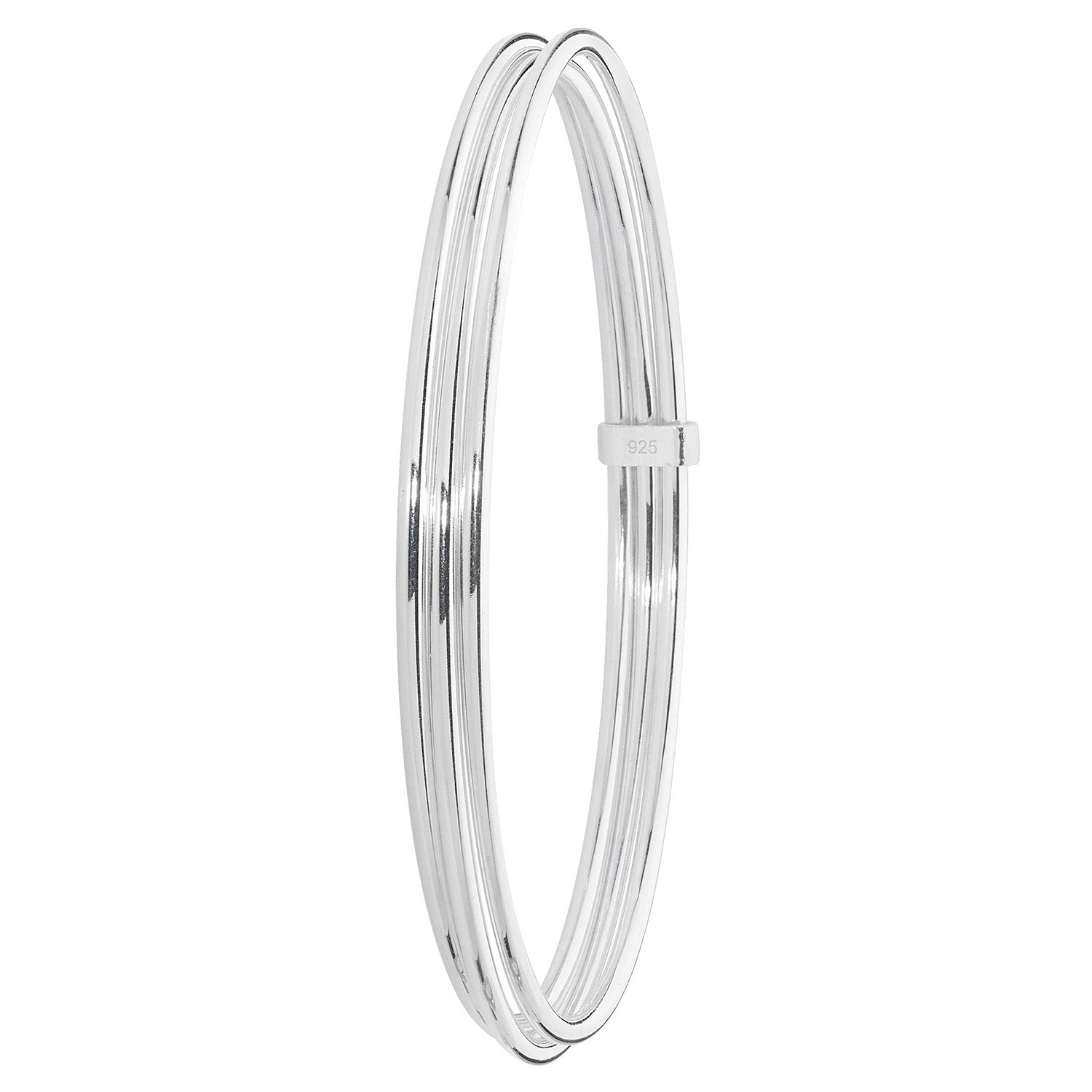 SILVER MULTI LAYER CUFF BANGLE