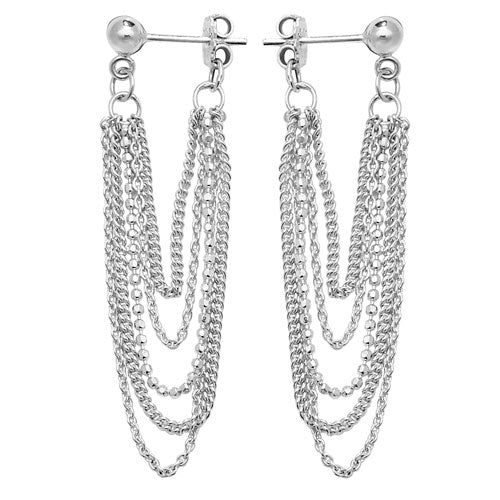 SILVER DANGLE EARRINGS