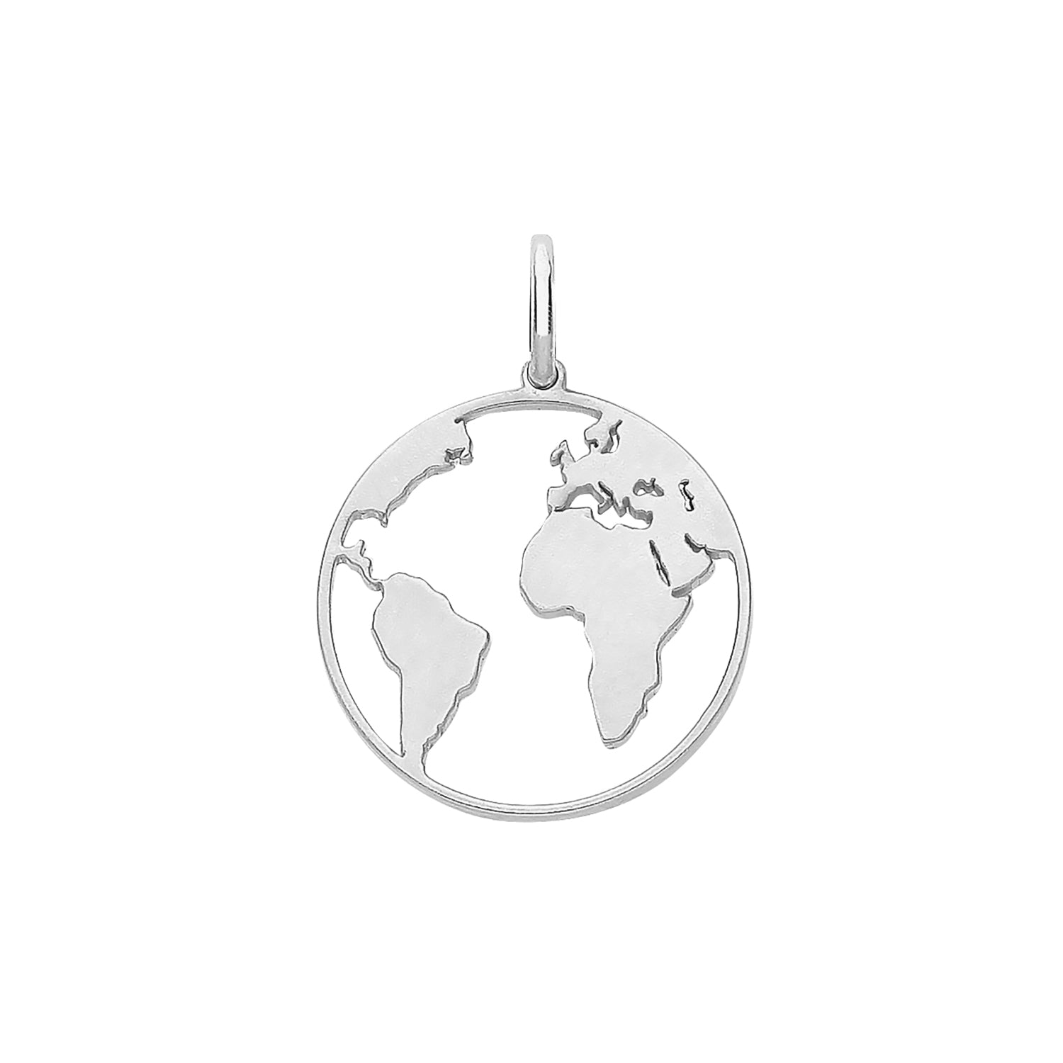 SILVER GLOBE PENDANT