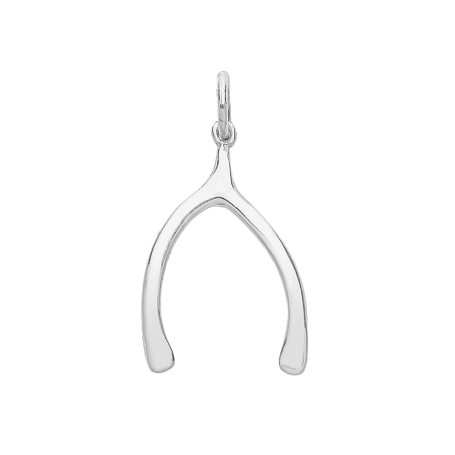 SILVER WISHBONE PENDANT