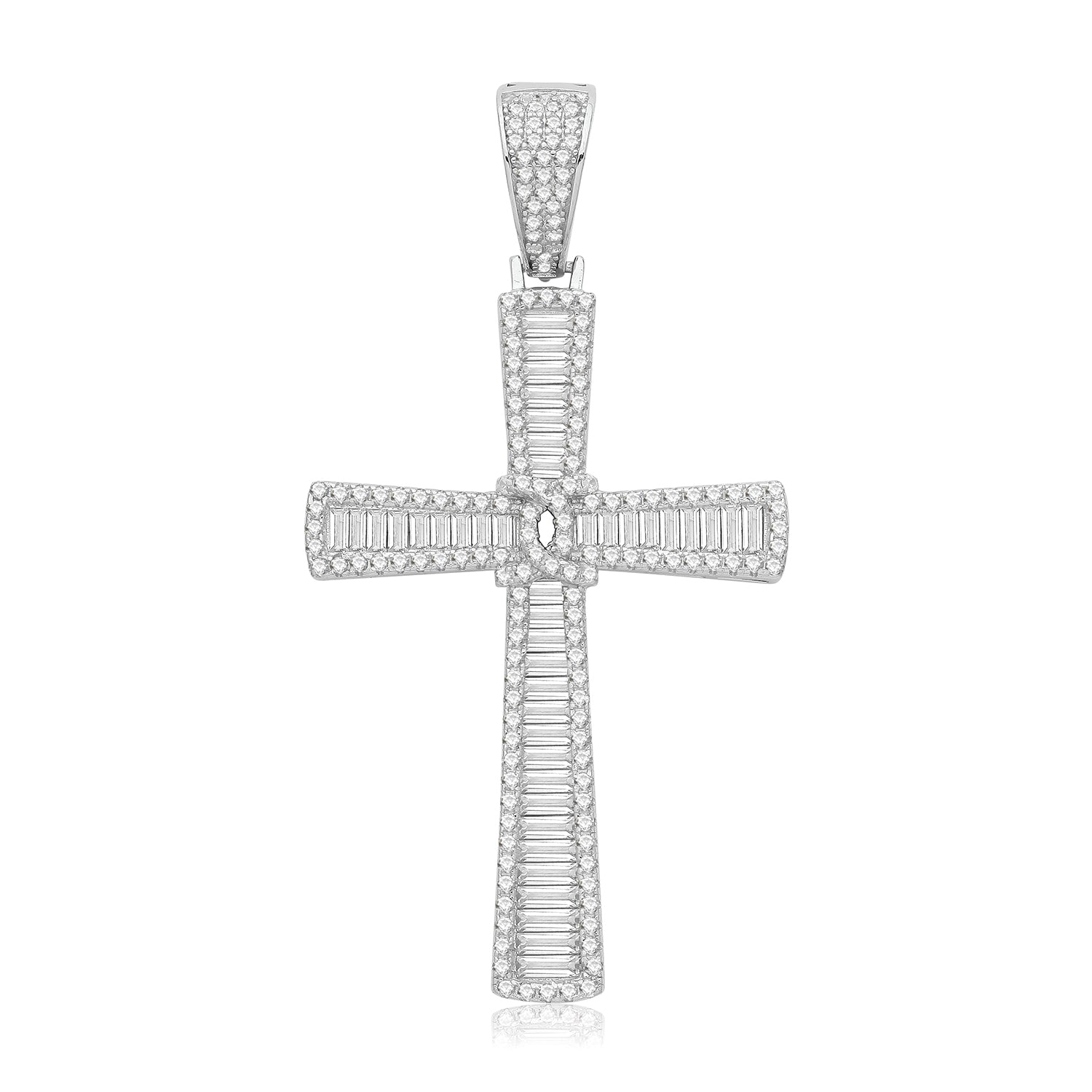 SILVER CZ CROSS