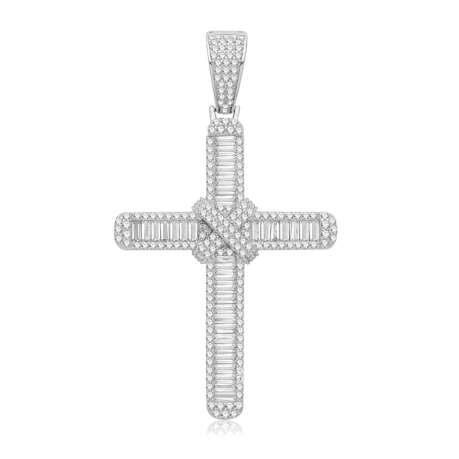 SILVER CZ CROSS