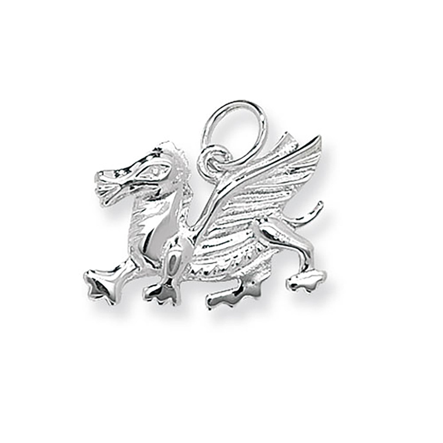 SILVER WELSH DRAGON PENDANT