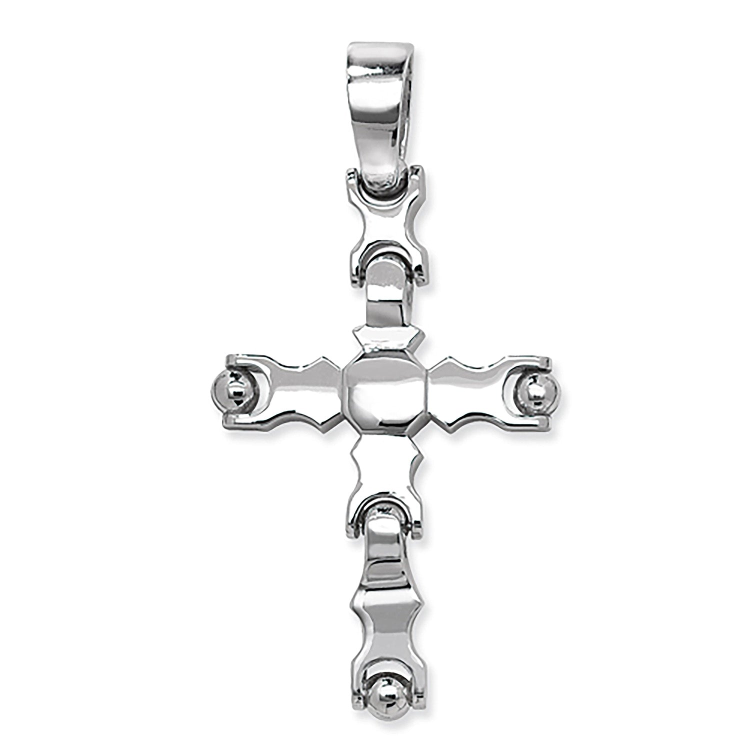 SILVER MOVABLE CROSS PENDANT