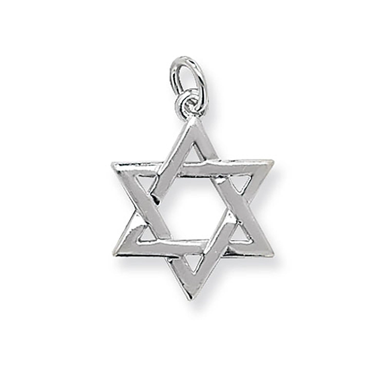 SILVER STAR OF DAVID PENDANT