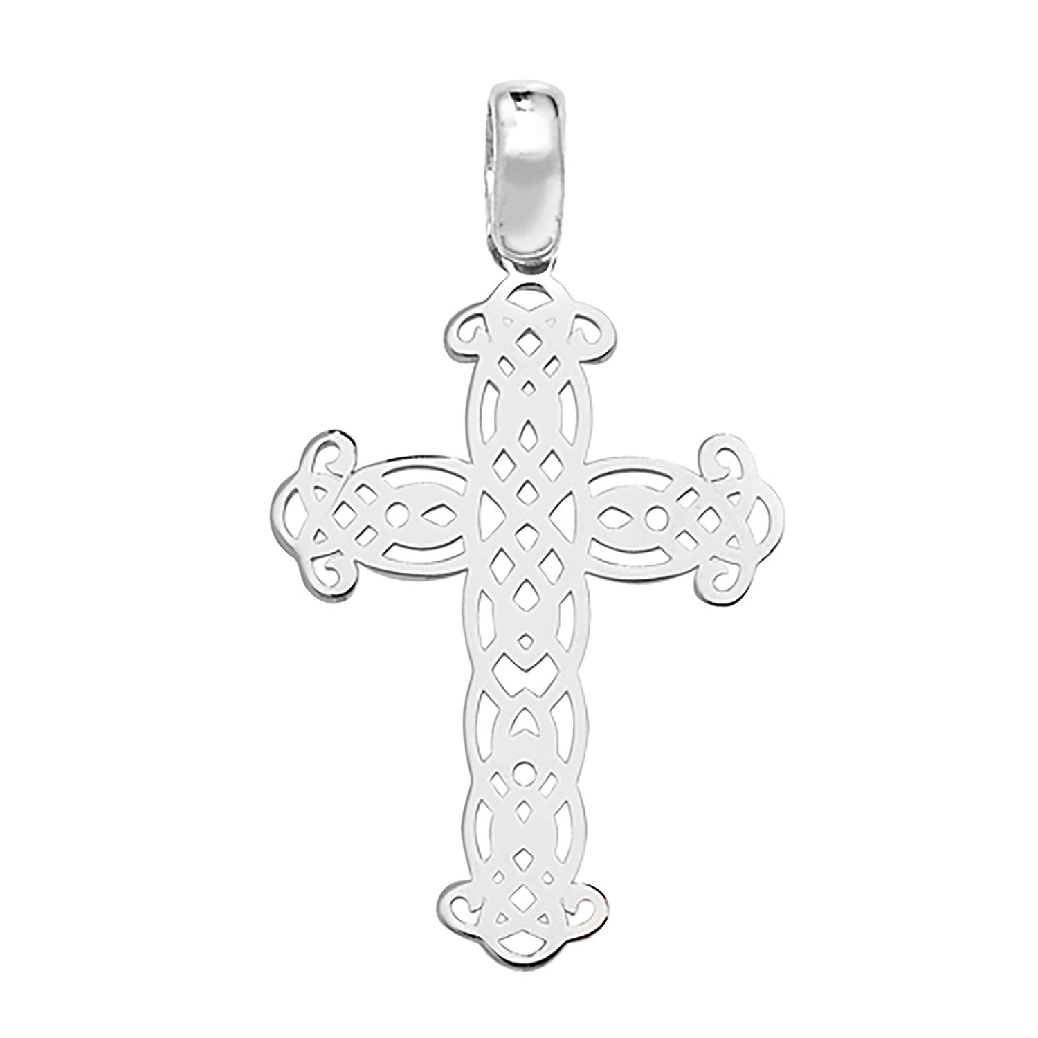 SILVER CELTIC CROSS PENDANT