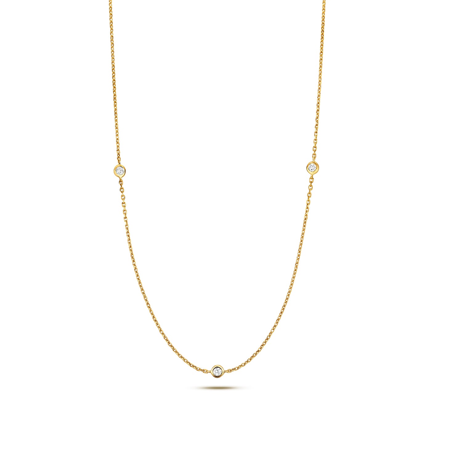 DIAMOND NECKLACE IN 9CT GOLD