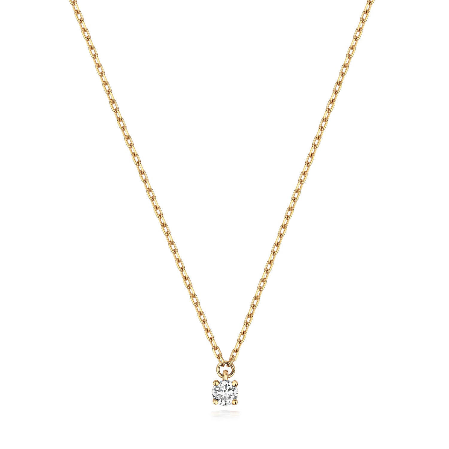 DIAMOND NECKLACE IN 9CT GOLD