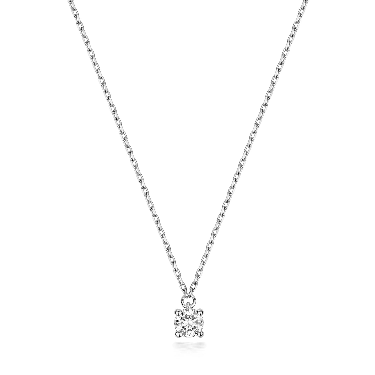 DIAMOND NECKLACE IN 9CT WHITE GOLD