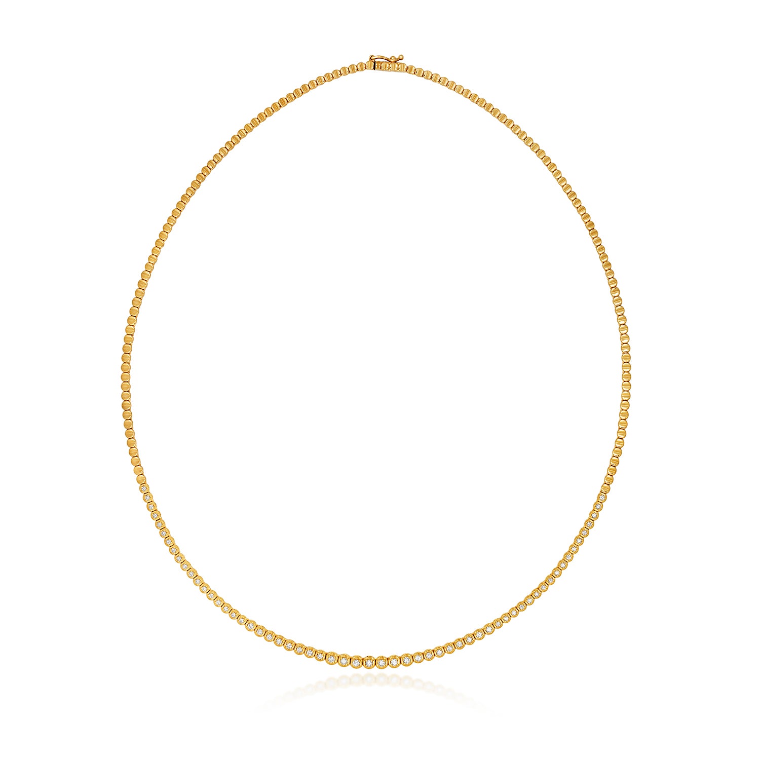 DIAMOND NECKLACE IN 9CT GOLD