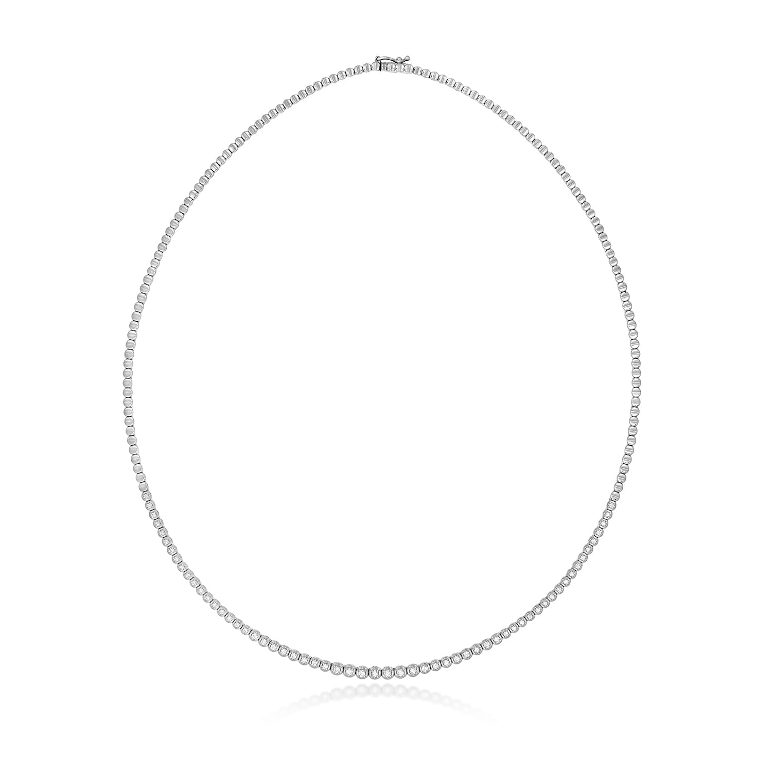 DIAMOND NECKLACE IN 9CT WHITE GOLD