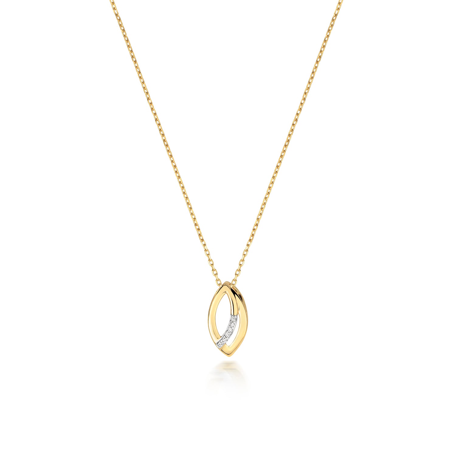 DIAMOND NECKLACE IN 9CT GOLD