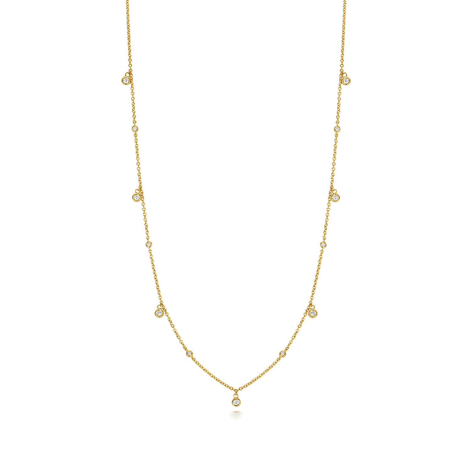 DIAMOND NECKLACE IN 9CT GOLD