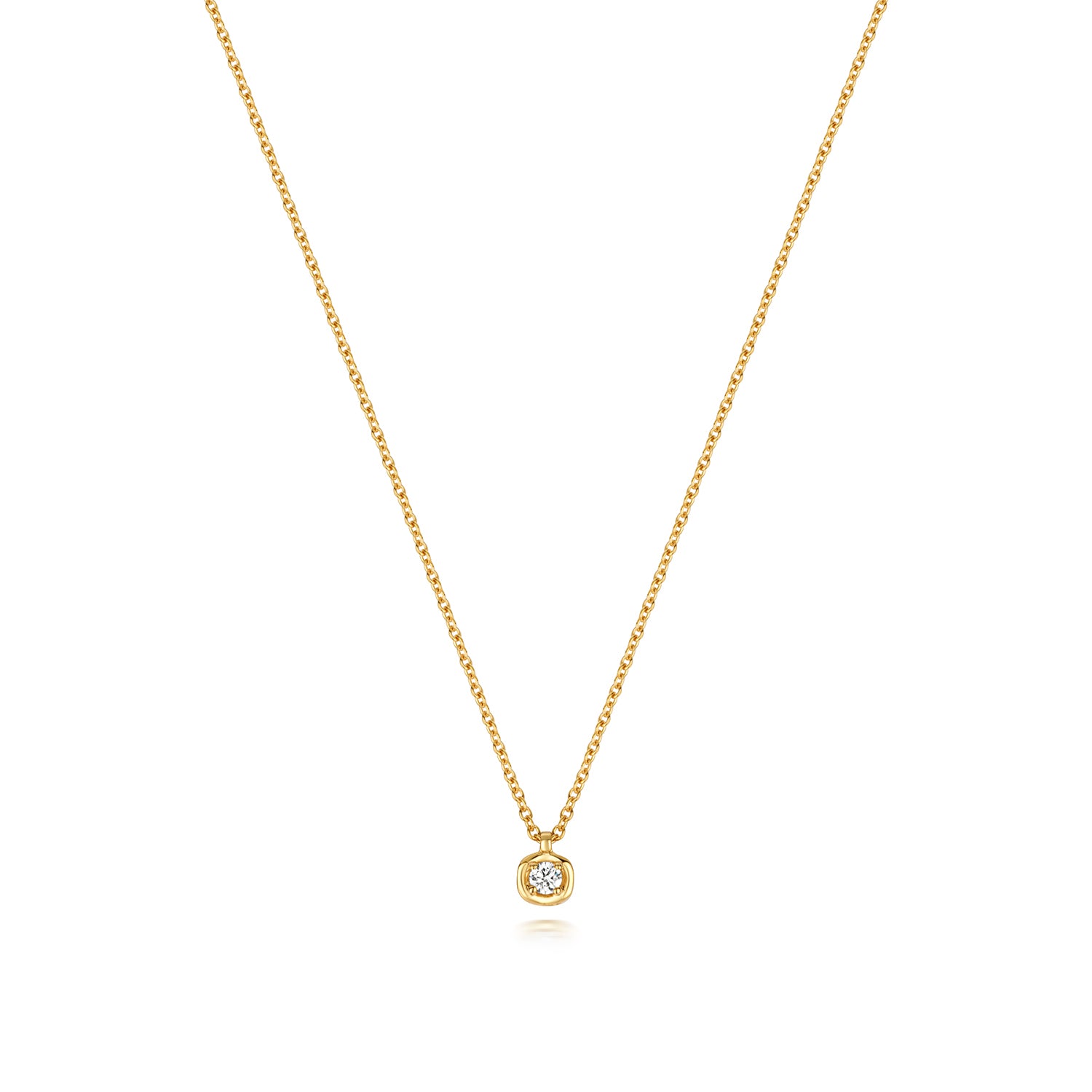 DIAMOND NECKLACE IN 9CT GOLD