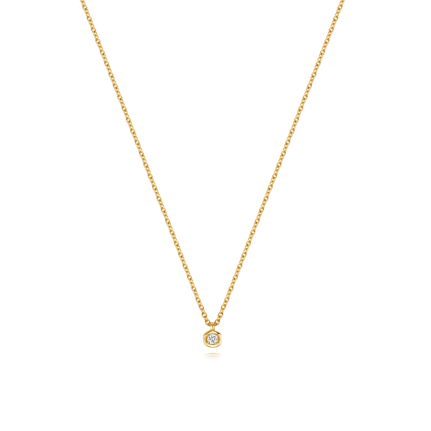 DIAMOND NECKLACE IN 9CT GOLD