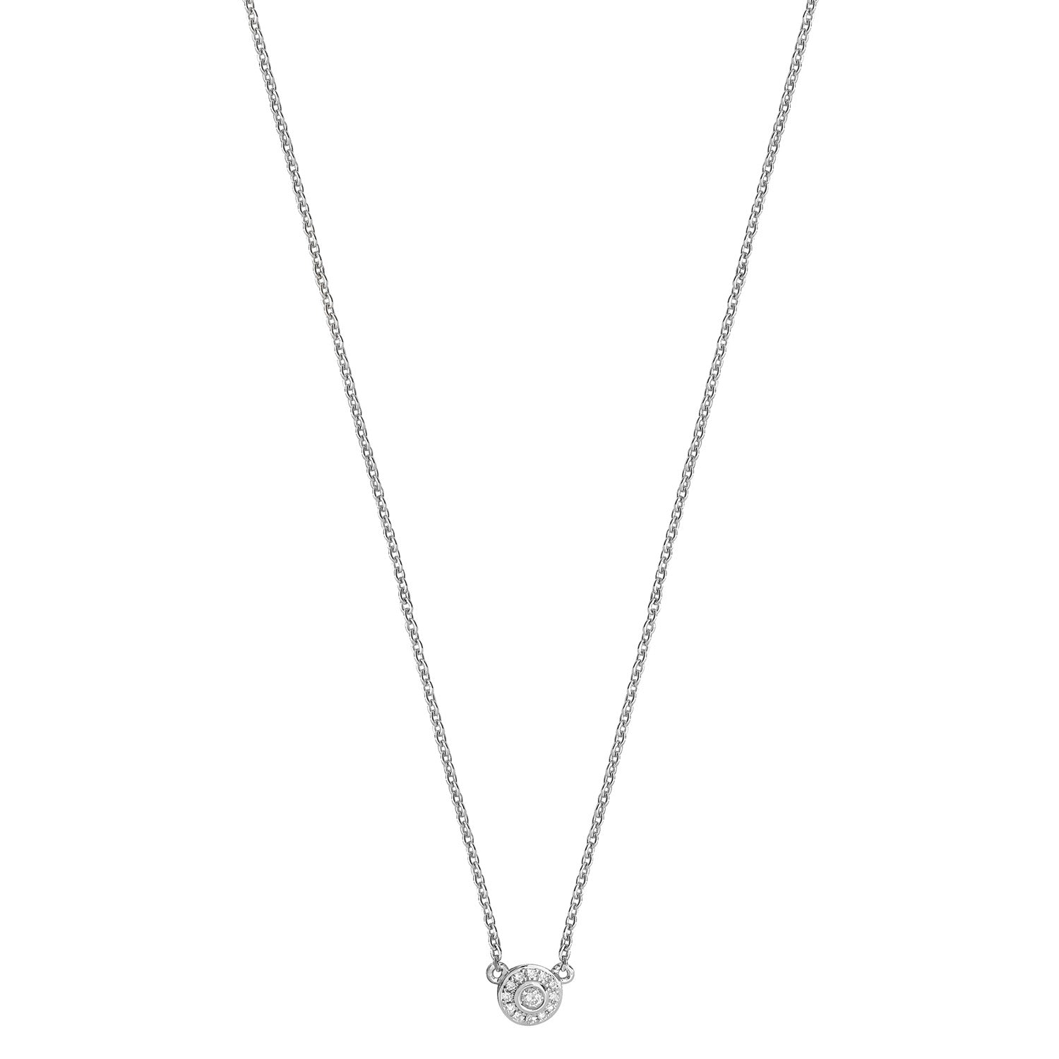 DIAMOND NECKLACE IN 18CT WHITE GOLD