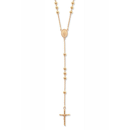 9CT GOLD ROSARY NECKLET