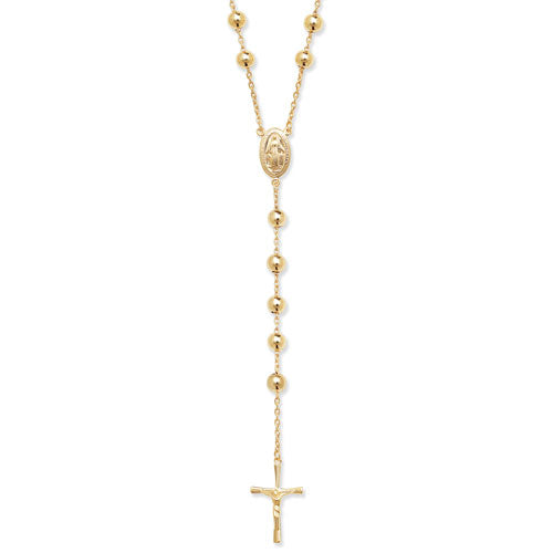 9CT GOLD ROSARY NECKLET