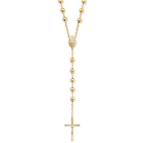 9CT GOLD ROSARY NECKLET