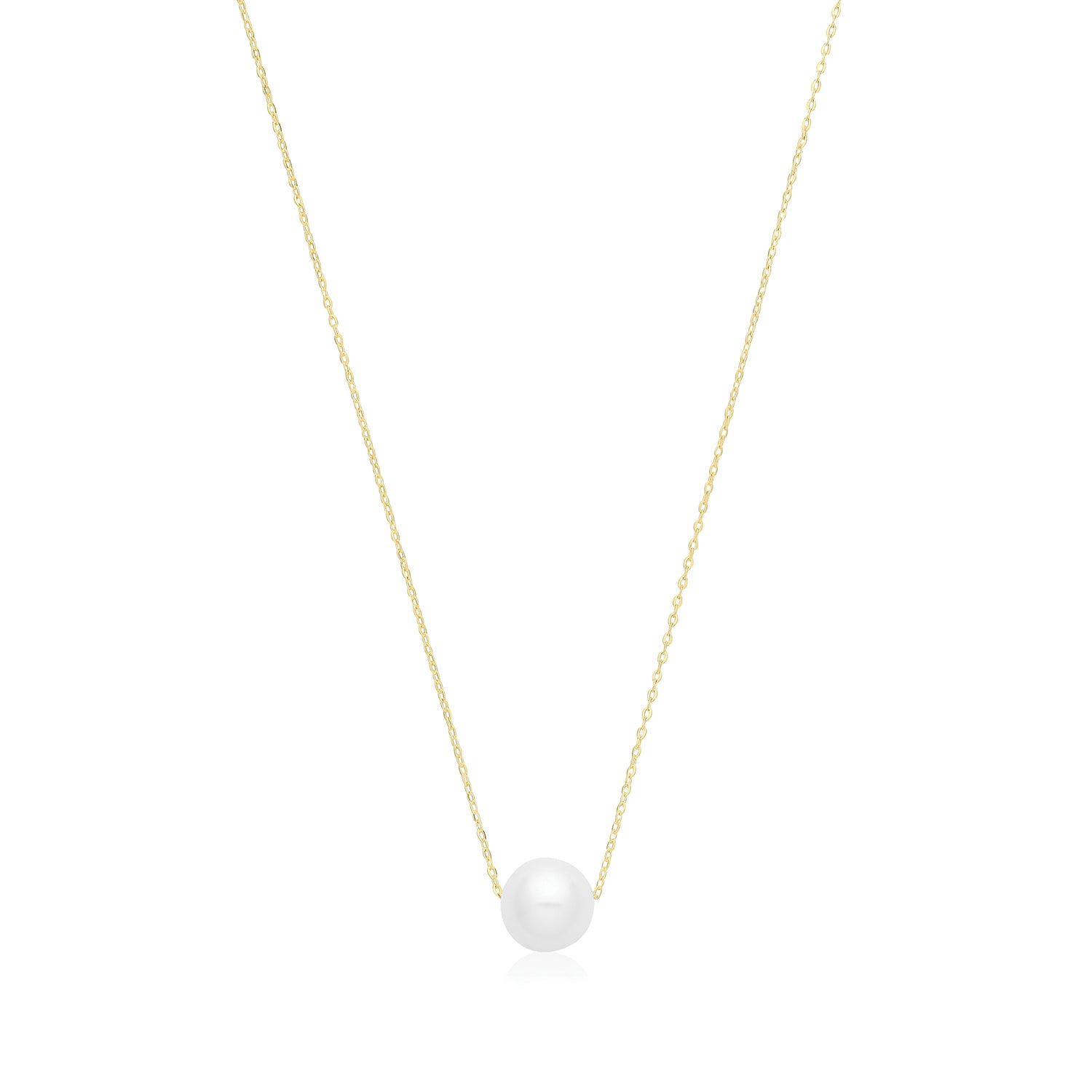 9CT GOLD FRESHWATER PEARL NECKLACE