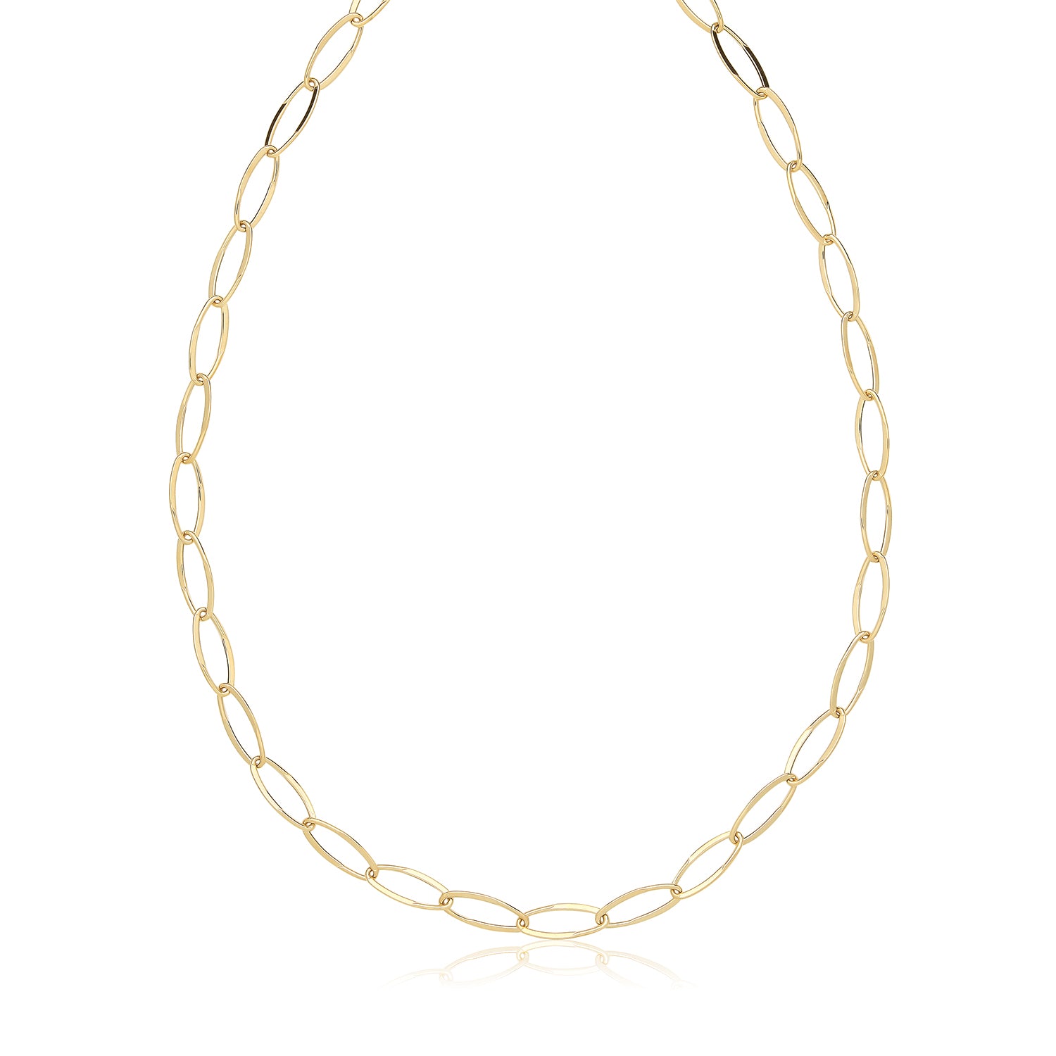 9CT GOLD HOLLOW NECKLACE