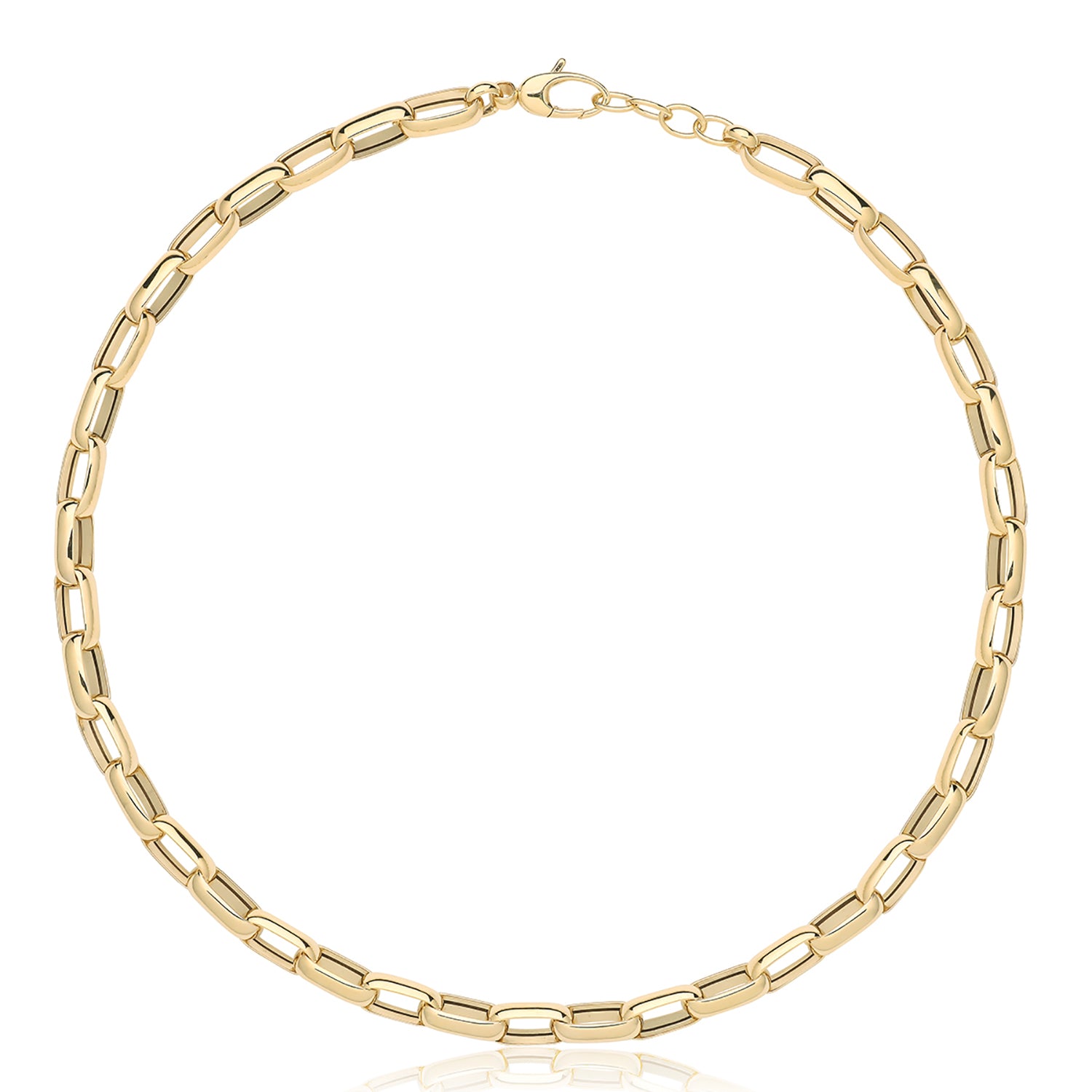 9CT GOLD HOLLOW NECKLACE