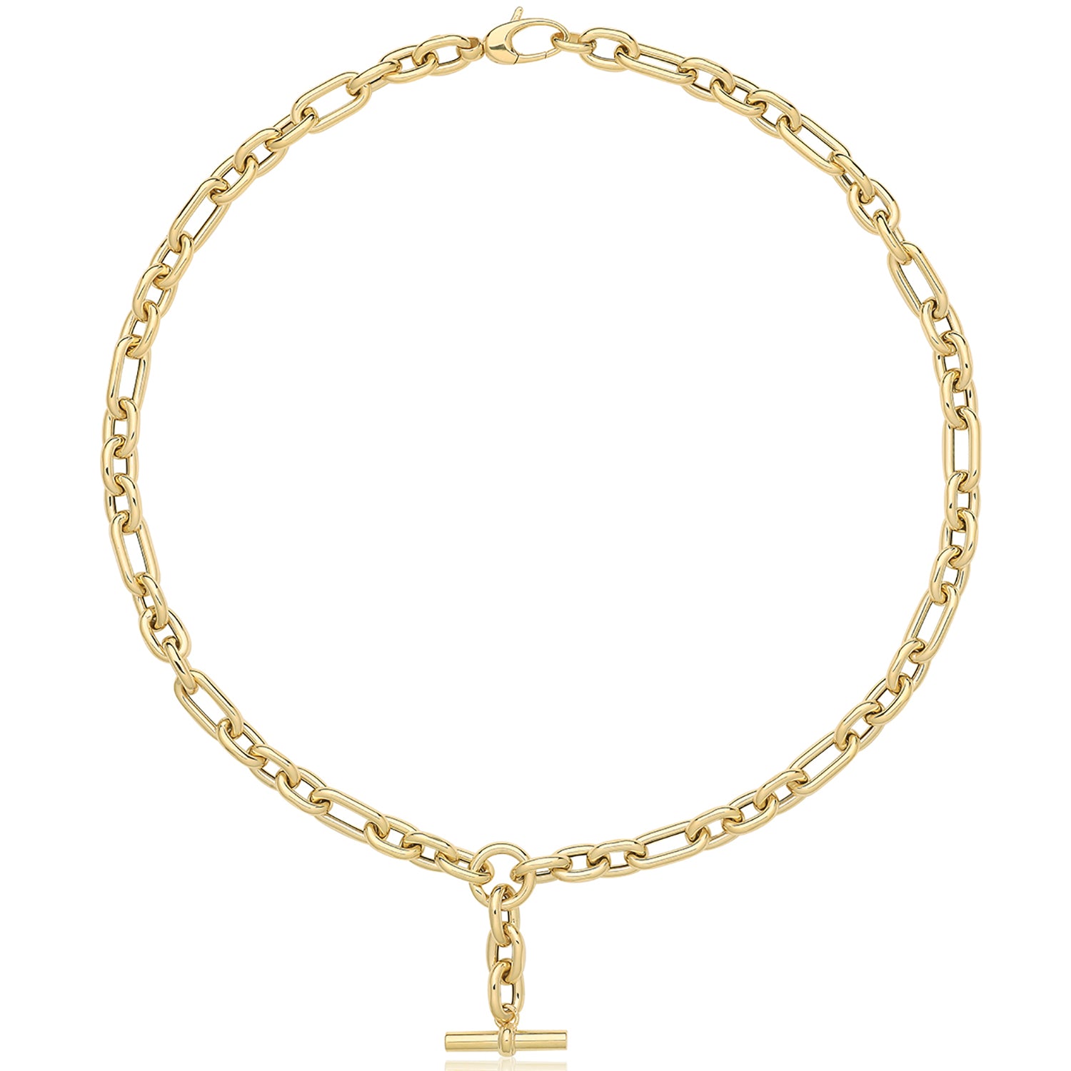 9CT GOLD HOLLOW NECKLACE