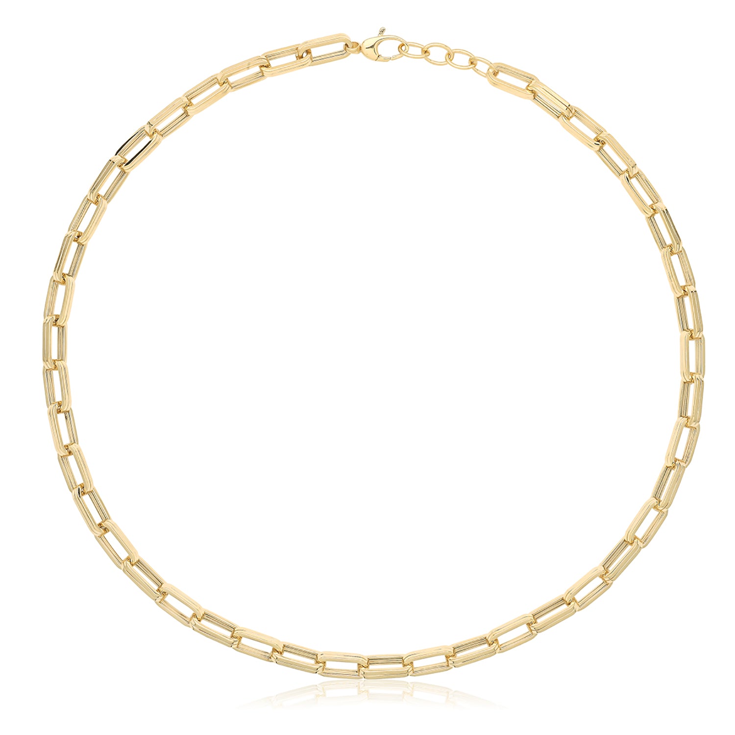 9CT GOLD HOLLOW NECKLACE